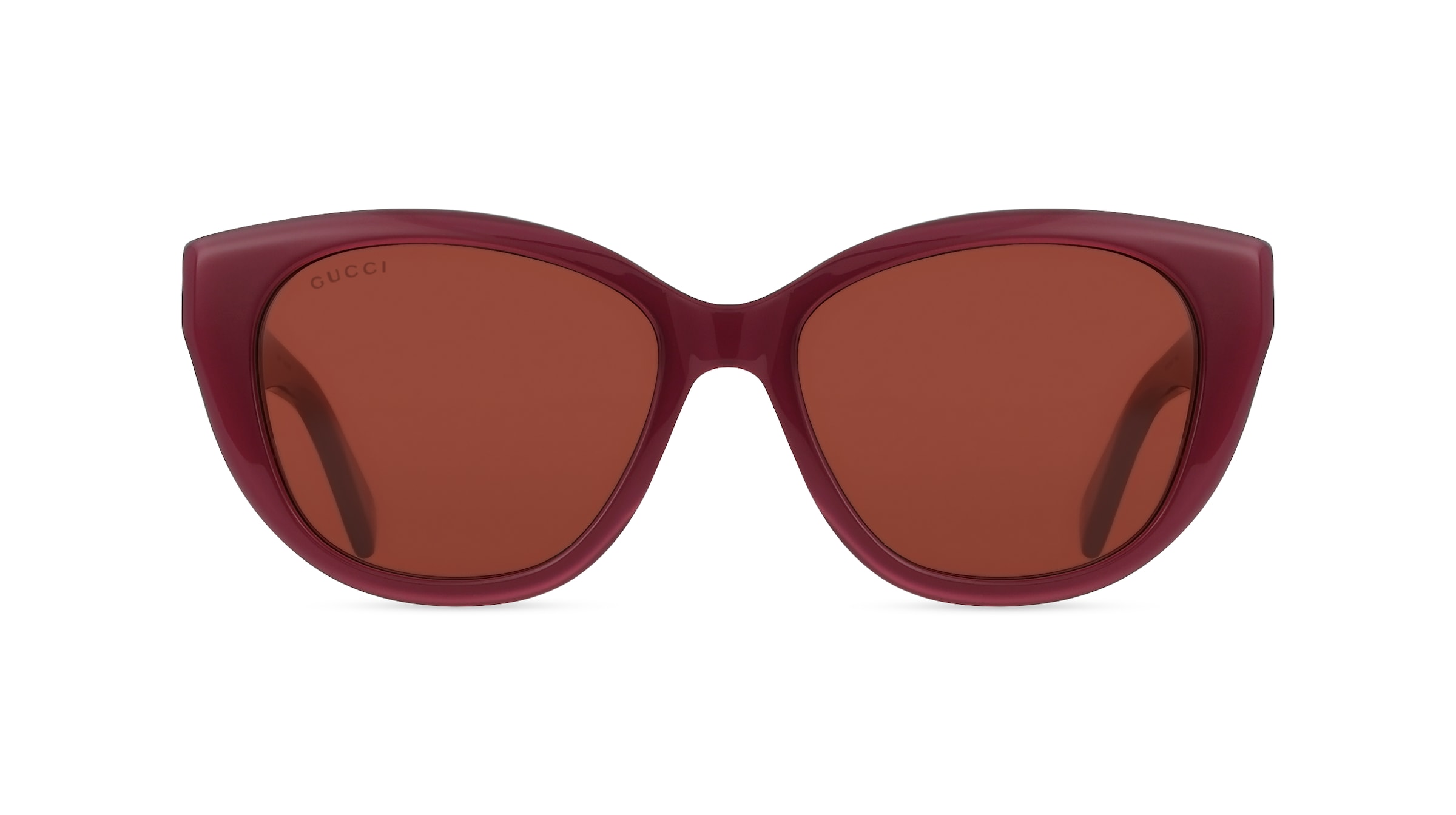 Gucci GG1588S Damen-Sonnenbrille Vollrand Butterfly Recycled Acetat-Gestell, rot