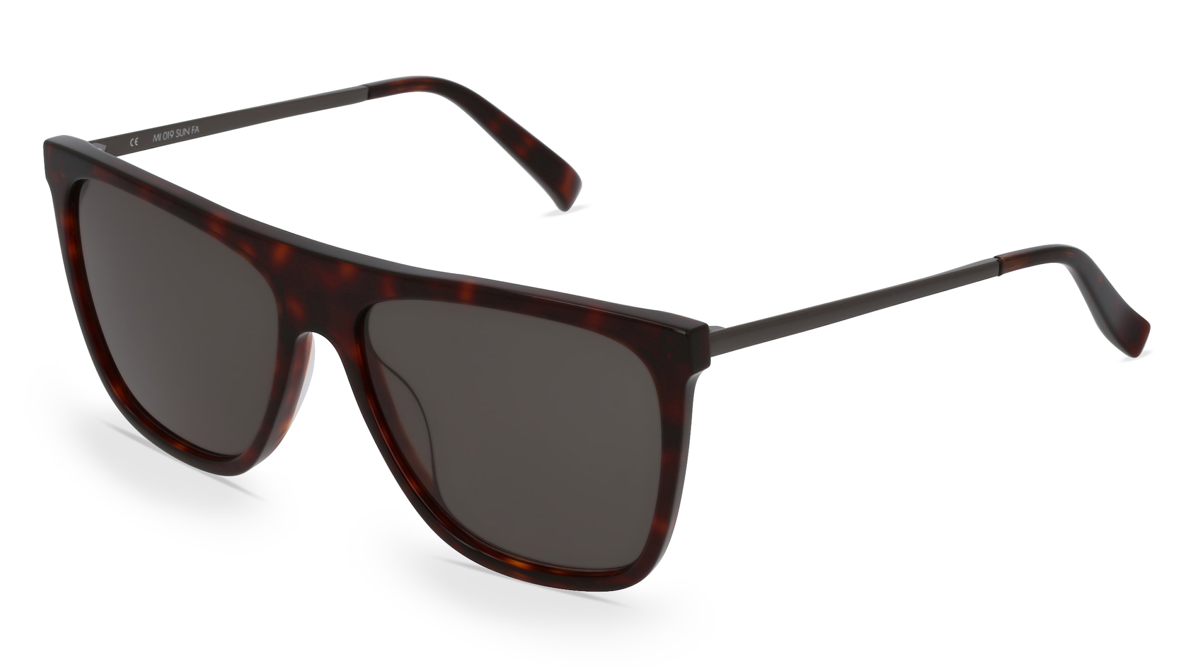 Fielmann MI 019 SUN FA Herren-Sonnenbrille Vollrand Quadratisch Propionat-Gestell, Havanna