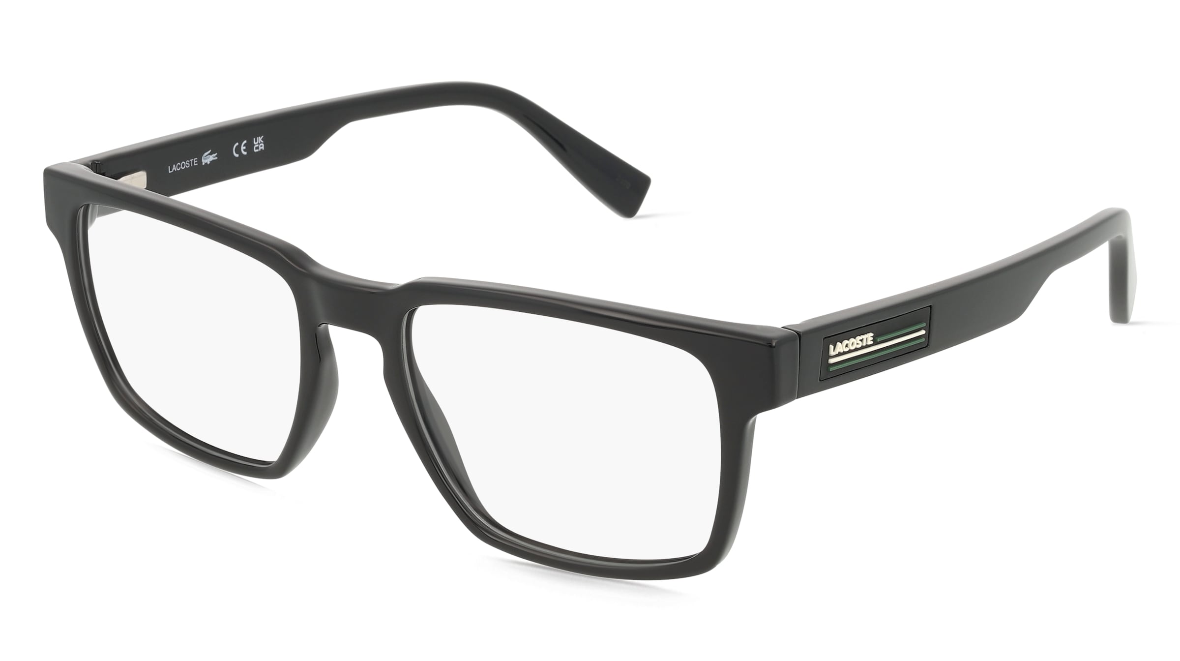 Lacoste L2948 Unisex-Brille inkl. Gläser Vollrand Quadratisch Propionat-Gestell 53/18/145, Schwarz