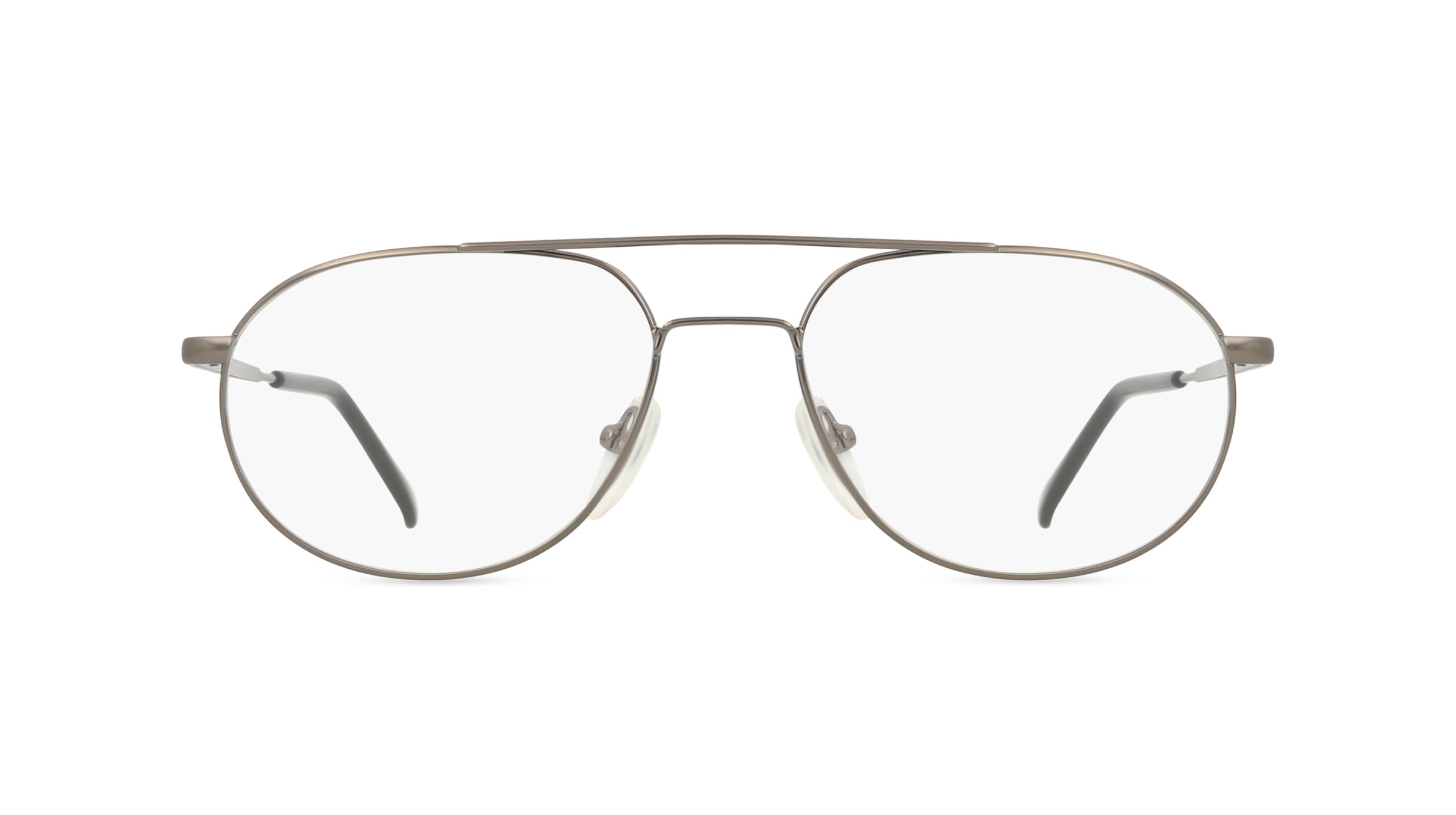 Fielmann MC 176 TR Herren-Brille inkl. Gläser Vollrand Pilot Metall-Gestell 58mm/19mm/145mm, grau