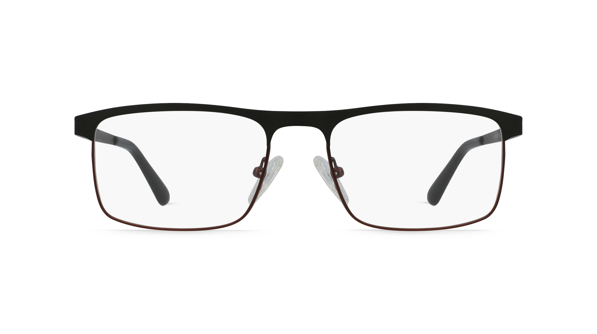 Fielmann OL 011 FLEX CL Herren-Brille inkl. Gläser Vollrand Eckig Edelstahl-Gestell 54mm/18mm/140mm, schwarz