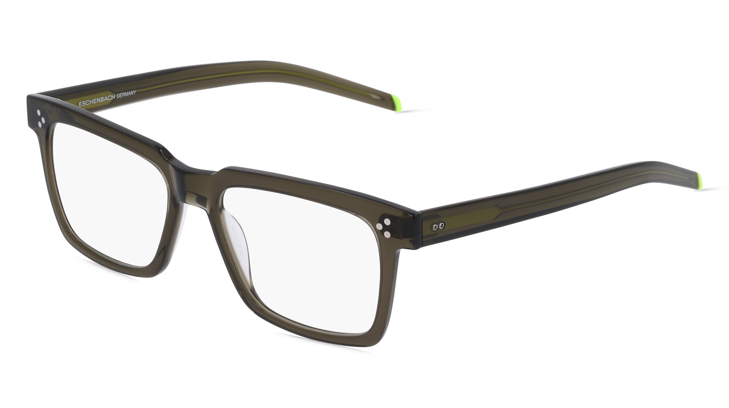 Humphrey’s eyewear 583145 Herren-Brille inkl. Gläser Vollrand Quadratisch Kunststoff-Gestell 53/17/145, Grün