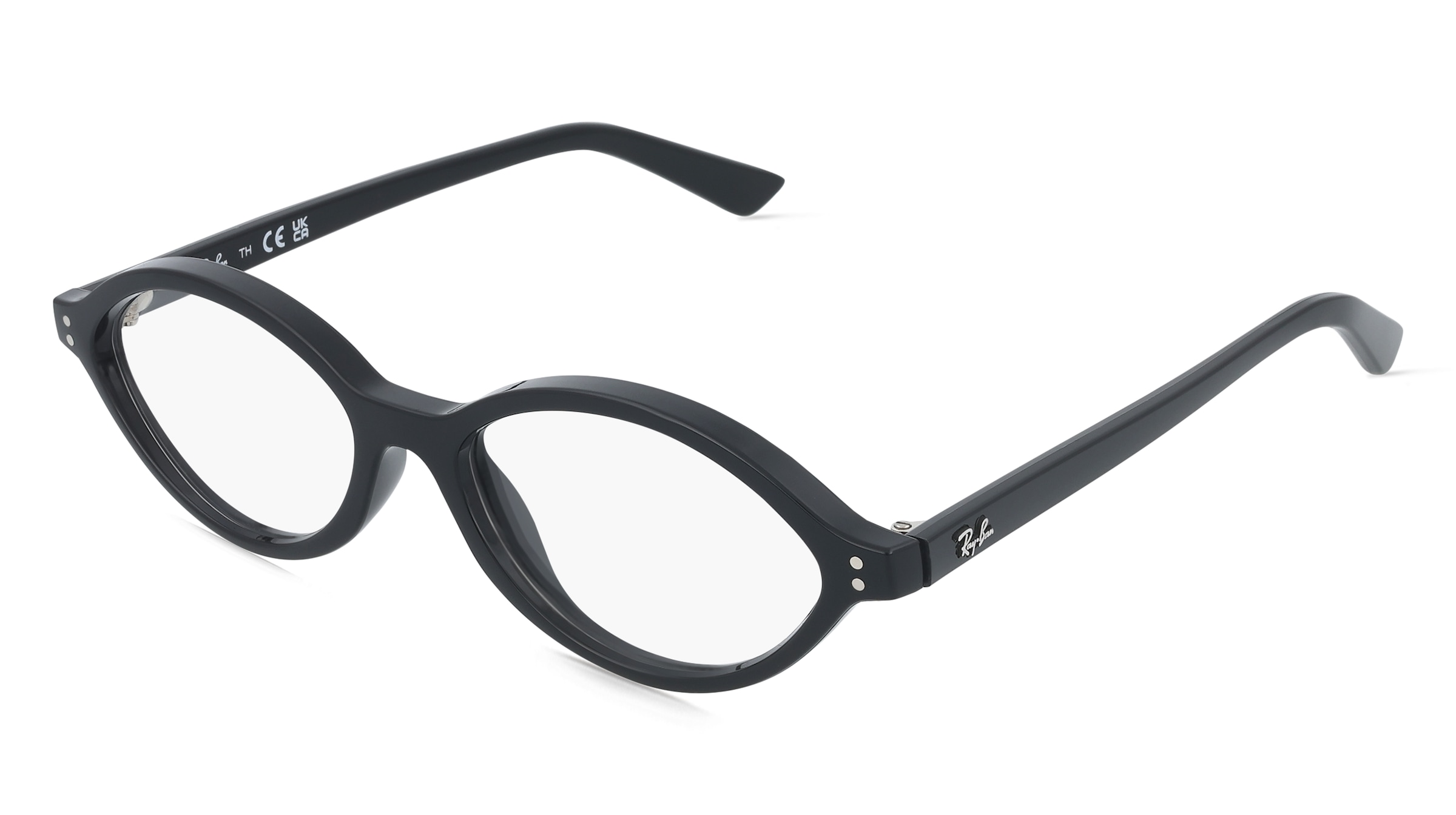 Luxottica Fashion Brillen Vertriebs Gmbh Unisex Schwarz Ray-Ban Rx7265 -Brille Inkl. Gläser Vollrand Geometrisch Kunststoff-Gestell 52/16/145,