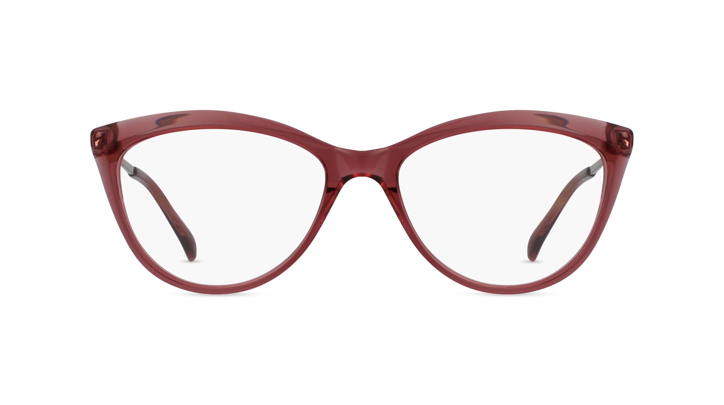 Fielmann BD 450 FLEX FA Damen-Brille inkl. Gläser Vollrand Butterfly Acetat-Gestell 52mm/16mm/135mm, rot