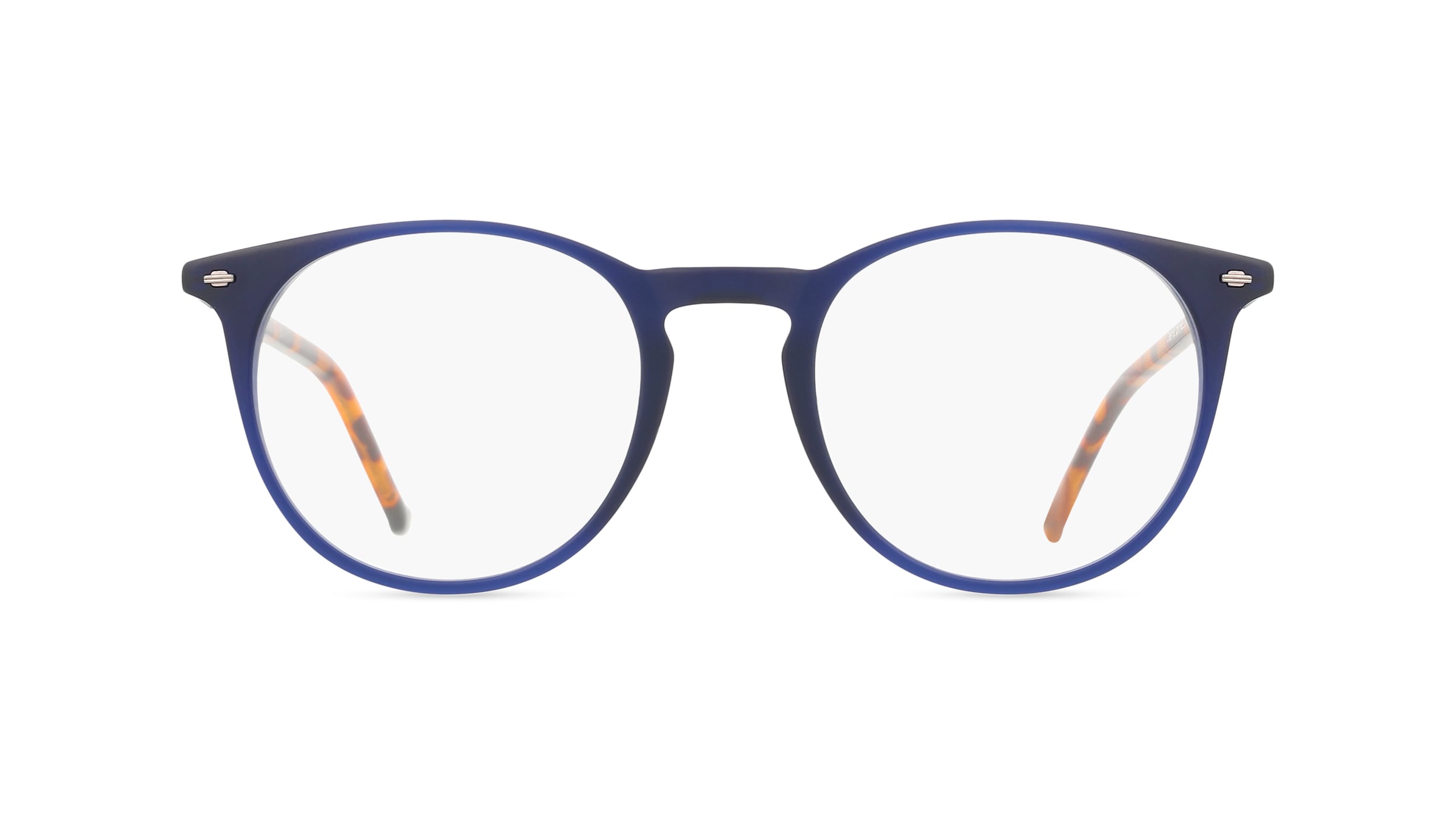 Hackett 337 Herren-Brille inkl. Gläser Vollrand Rund Acetat-Gestell 49mm/21mm/145mm, blau