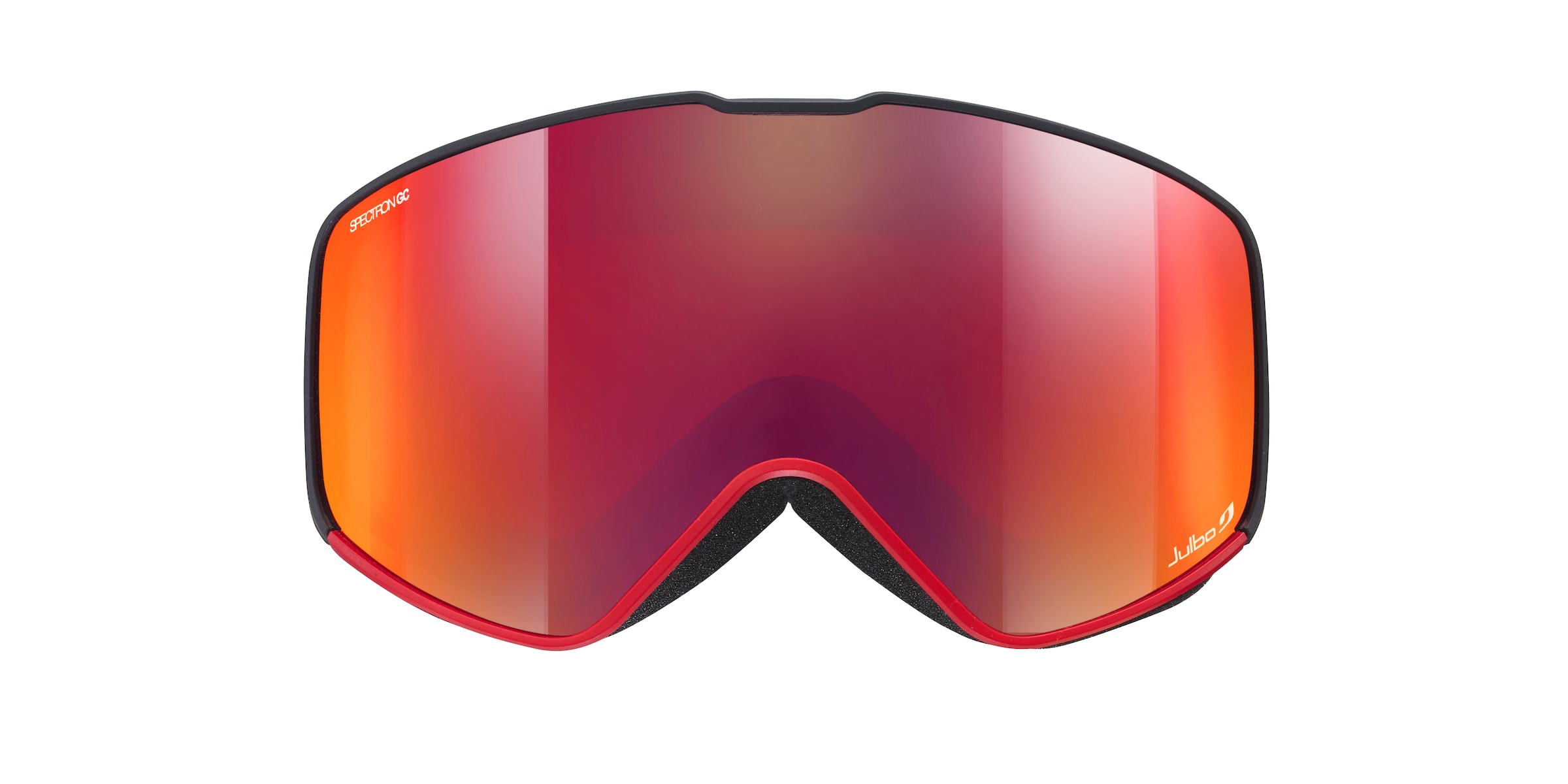 Julbo J7611 Herren-Skibrille Vollrand Monoscheibe Kunststoff-Gestell, schwarz