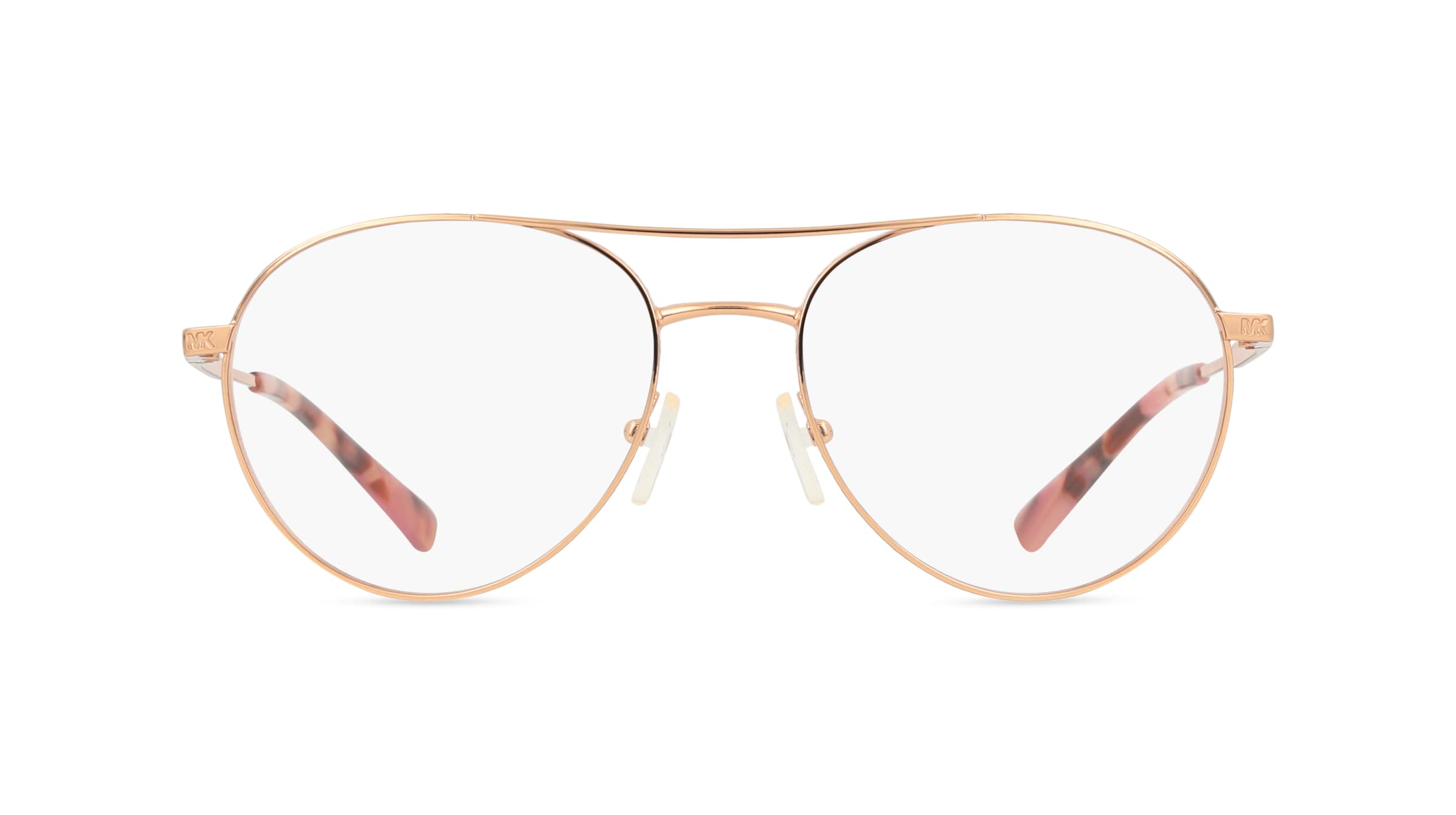 Michael Kors MK3069 EDGARTOWN Damen-Brille inkl. Gläser Vollrand Rund Metall-Gestell 54mm/17mm/140mm, pink