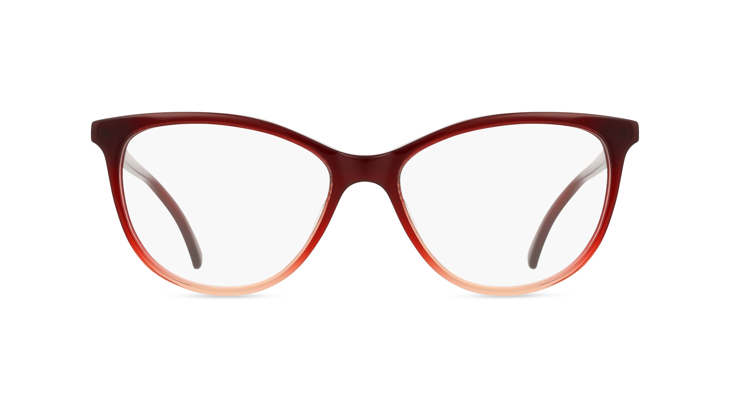 Fielmann LN 009 MOD II FLEX CL Damen-Brille inkl. Gläser Vollrand Butterfly Acetat-Gestell 52mm/15mm/135mm, rot