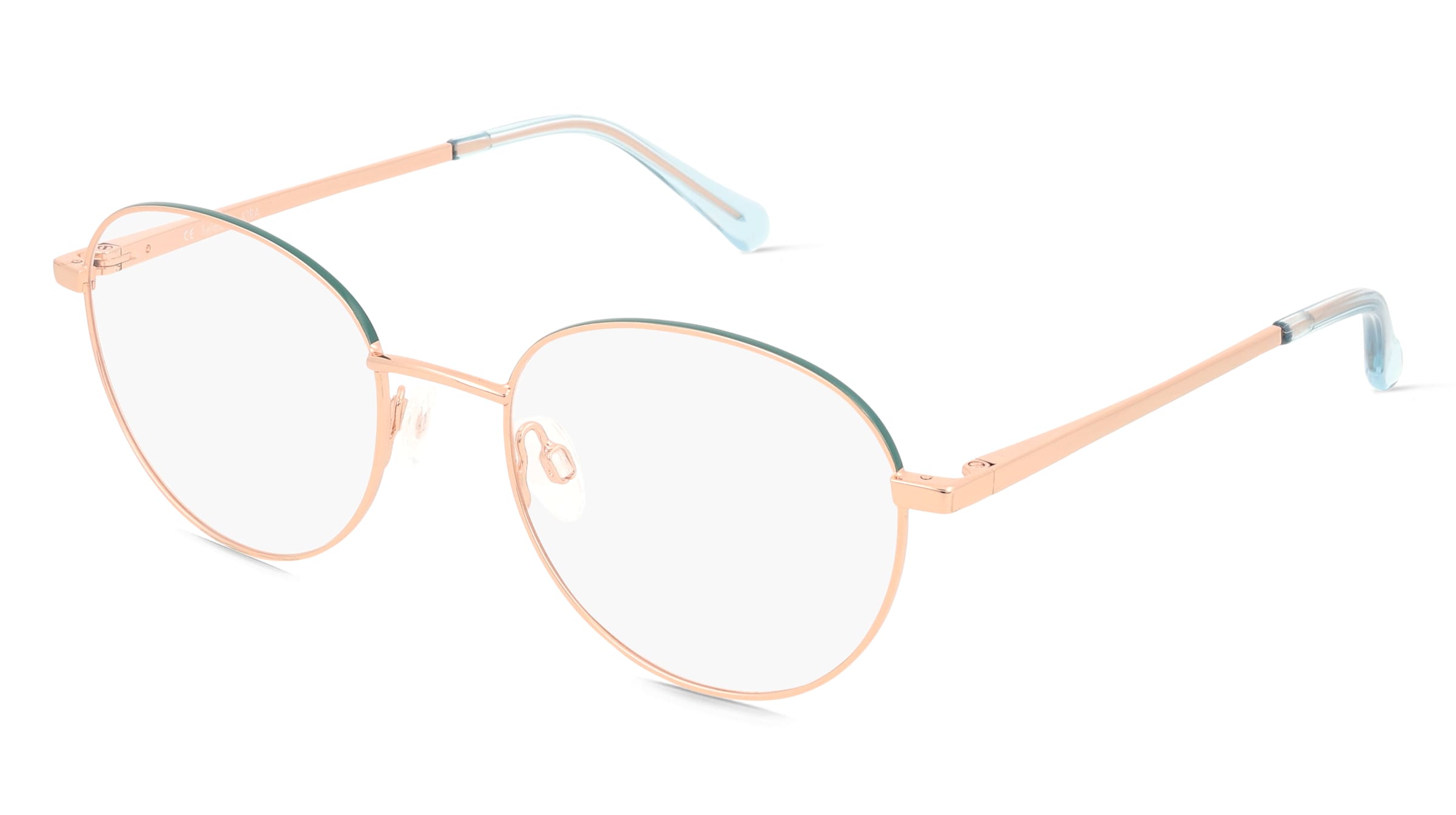 Fielmann OU 060 FLEX CL KIRA Damen-Brille inkl. Gläser Vollrand Oval Edelstahl-Gestell 50/18/135, Pink