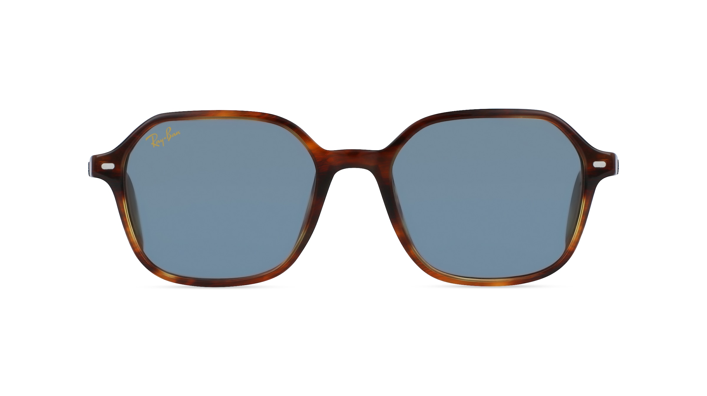 Ray-Ban RB 2194 JOHN Unisex-Sonnenbrille Vollrand Eckig Kunststoff-Gestell, braun