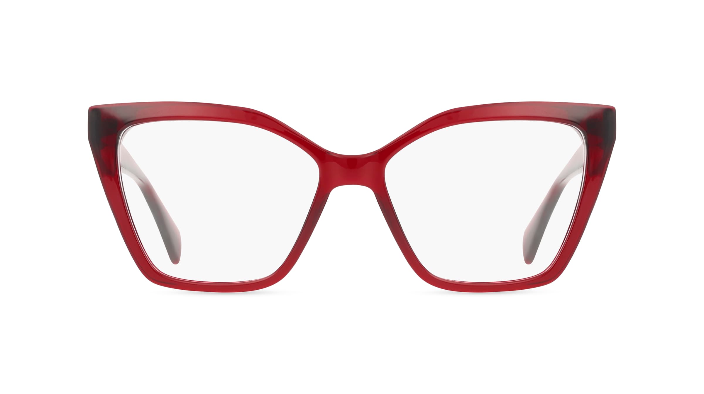 Liu Jo LJ2822 Damen-Brille inkl. Gläser Vollrand Butterfly Acetat-Gestell 54/15/140, rot