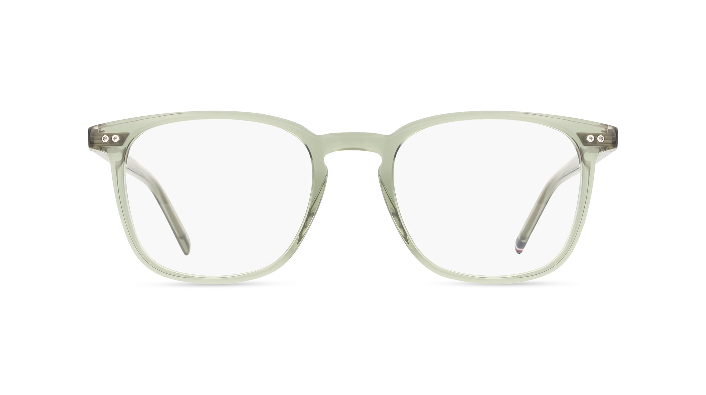 Tommy Hilfiger TH1814 Herren-Brille inkl. Gläser Vollrand Eckig Acetat-Gestell 51mm/20mm/150mm, transparent