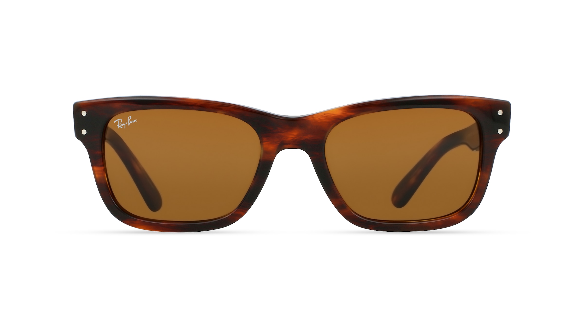 Ray-Ban RB 2283 MR BURBANK Herren-Sonnenbrille Vollrand Eckig Acetat-Gestell, braun