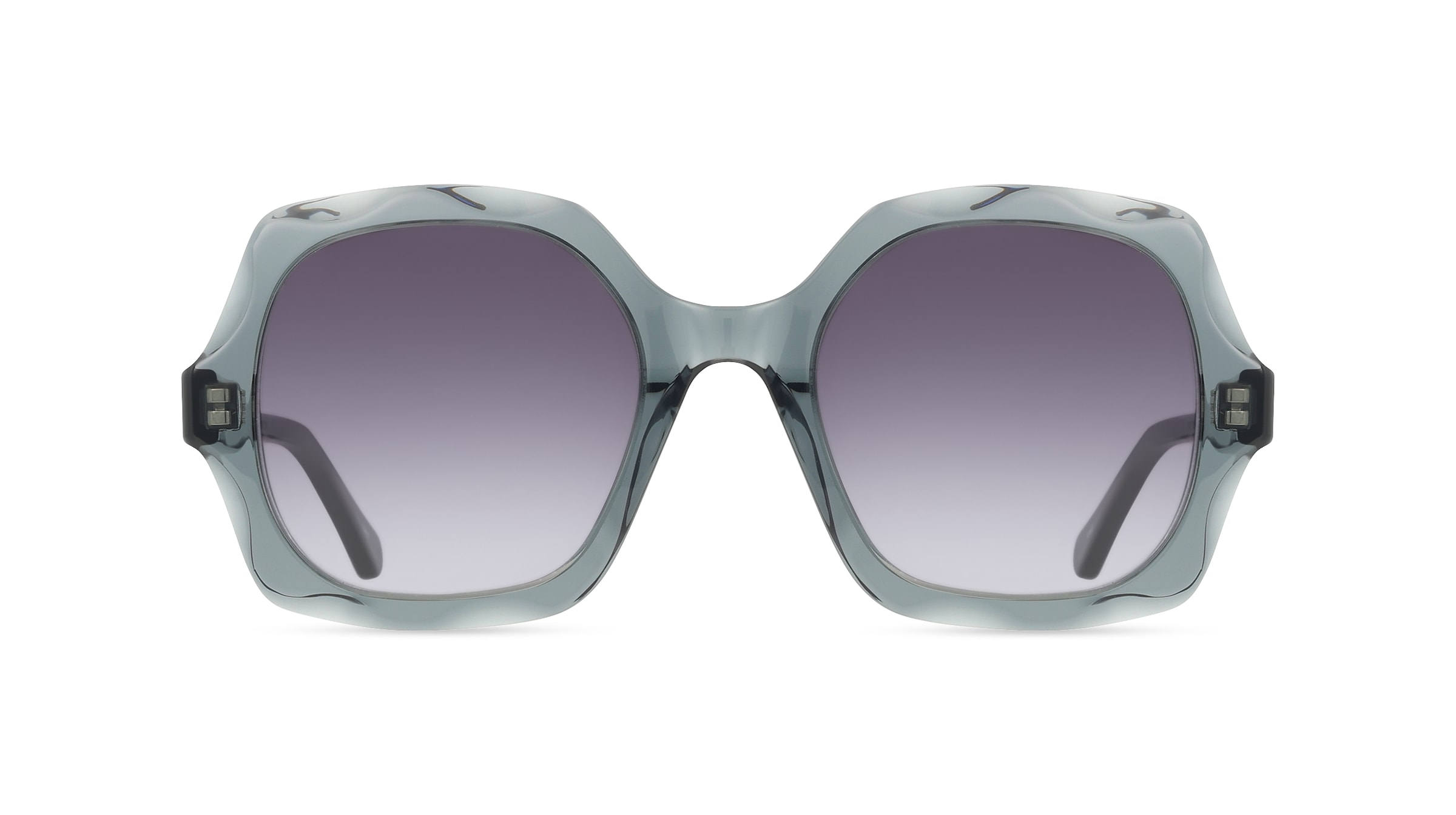 Chloé CH0226S Unisex-Sonnenbrille Vollrand Eckig Recycled Acetat-Gestell, grau