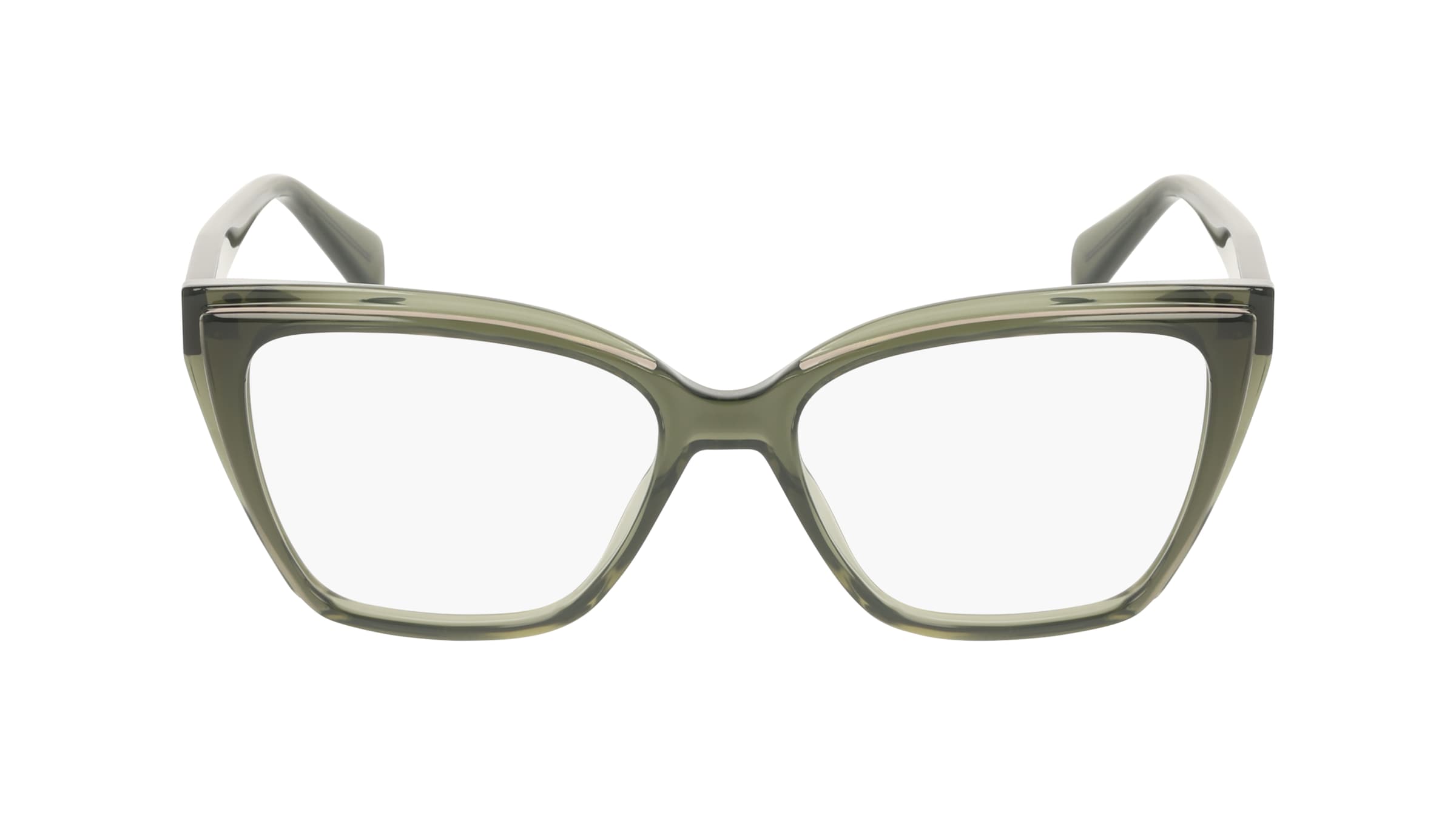 Liu Jo LJ2837 Damen-Brille inkl. Gläser Vollrand Rund Kunststoff-Gestell 53/16/140, Grün