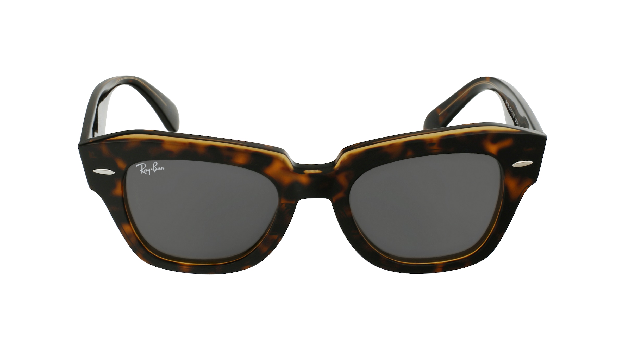 Ray-Ban RB2186 Damen-Sonnenbrille Vollrand Eckig Acetat-Gestell, braun