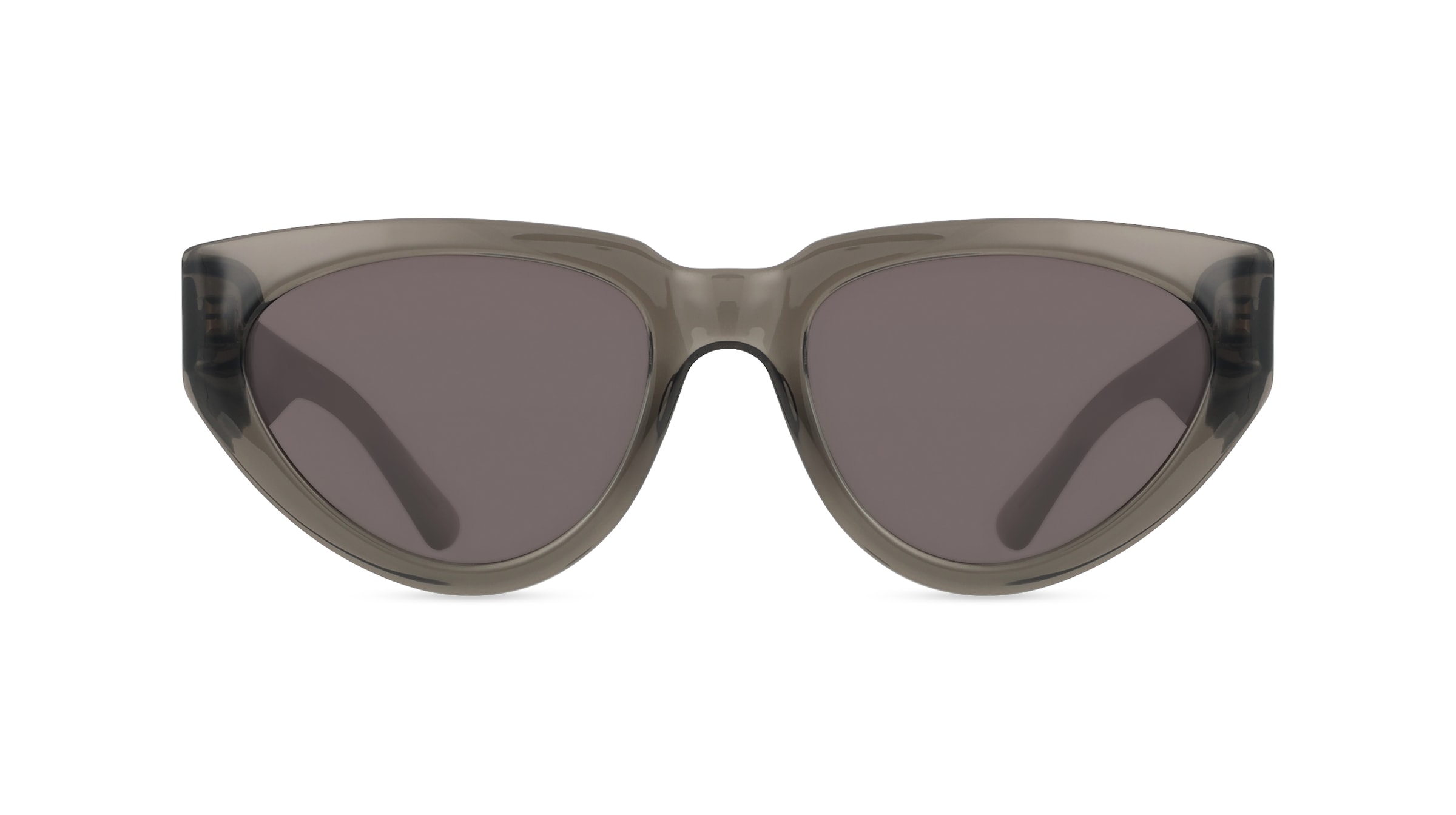 Karl Lagerfeld KL6100S Unisex-Sonnenbrille Vollrand Butterfly Kunststoff-Gestell, grau