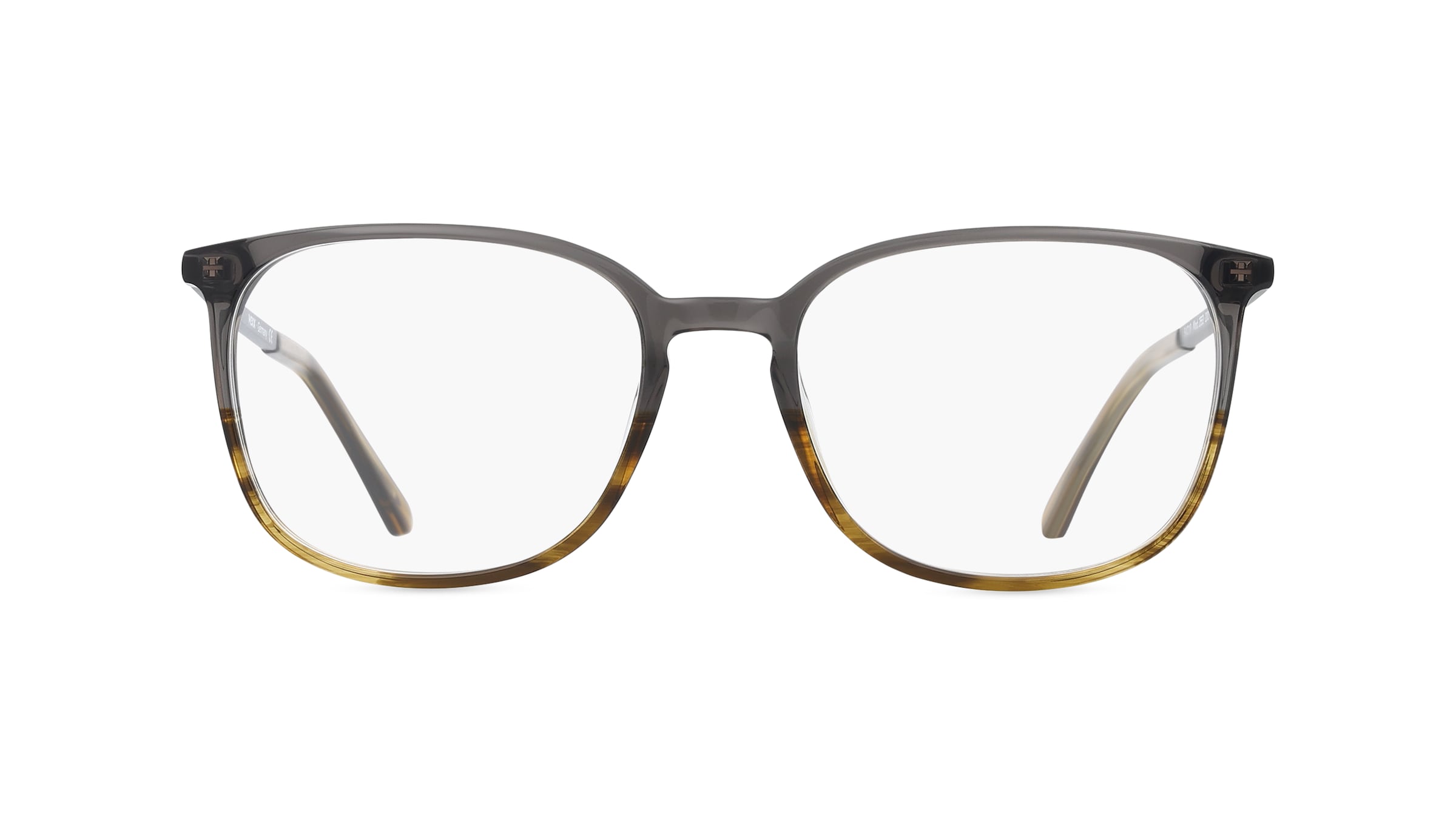 Mexx 2553 Herren-Brille inkl. Gläser Vollrand Eckig Kunststoff-Gestell 54mm/18mm/145mm, braun