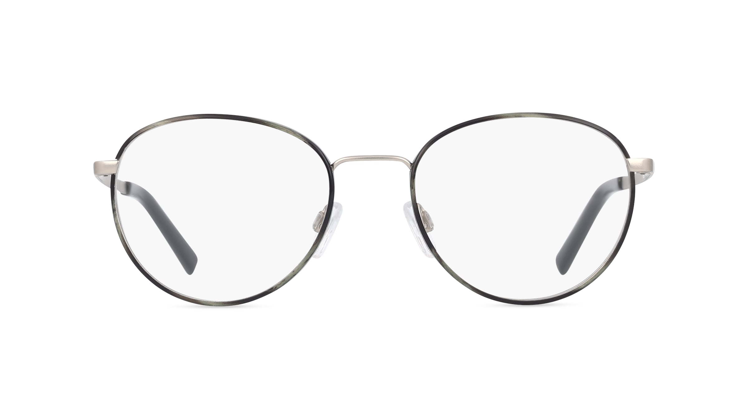 Rodenstock 2656 Unisex-Brille inkl. Gläser Vollrand Rund Metall-Gestell 51mm/19mm/140mm, grün