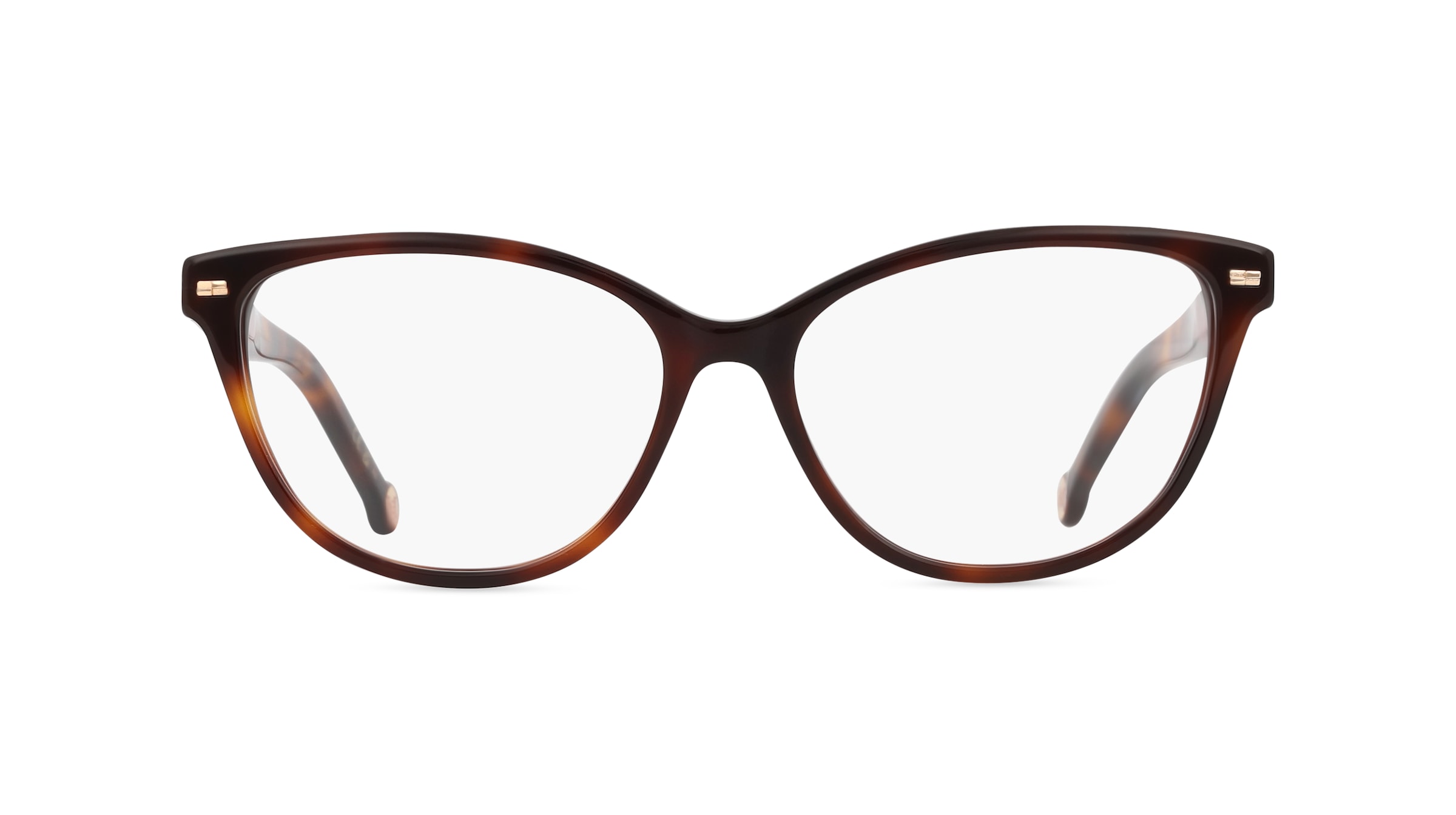 Carolina Herrera HER 0190 Damen-Brille inkl. Gläser Vollrand Butterfly Acetat-Gestell 54mm/15mm/145mm, braun