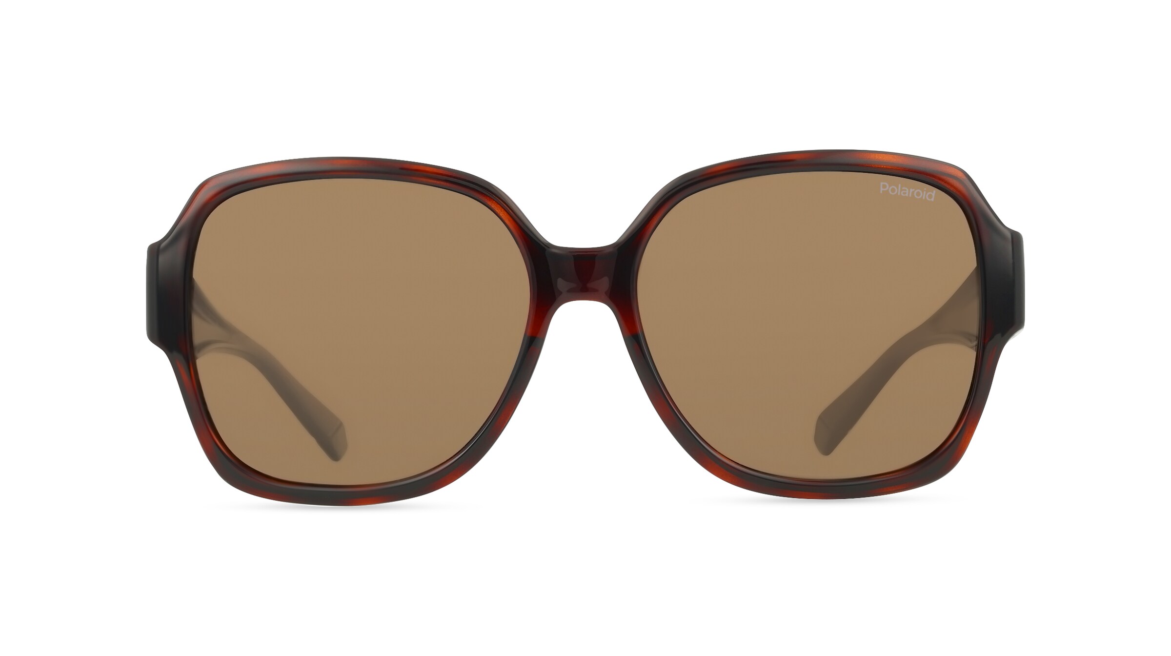 Polaroid PLD 9021/S Fitover Damen-Sonnenbrille Vollrand Eckig Kunststoff-Gestell, Havanna