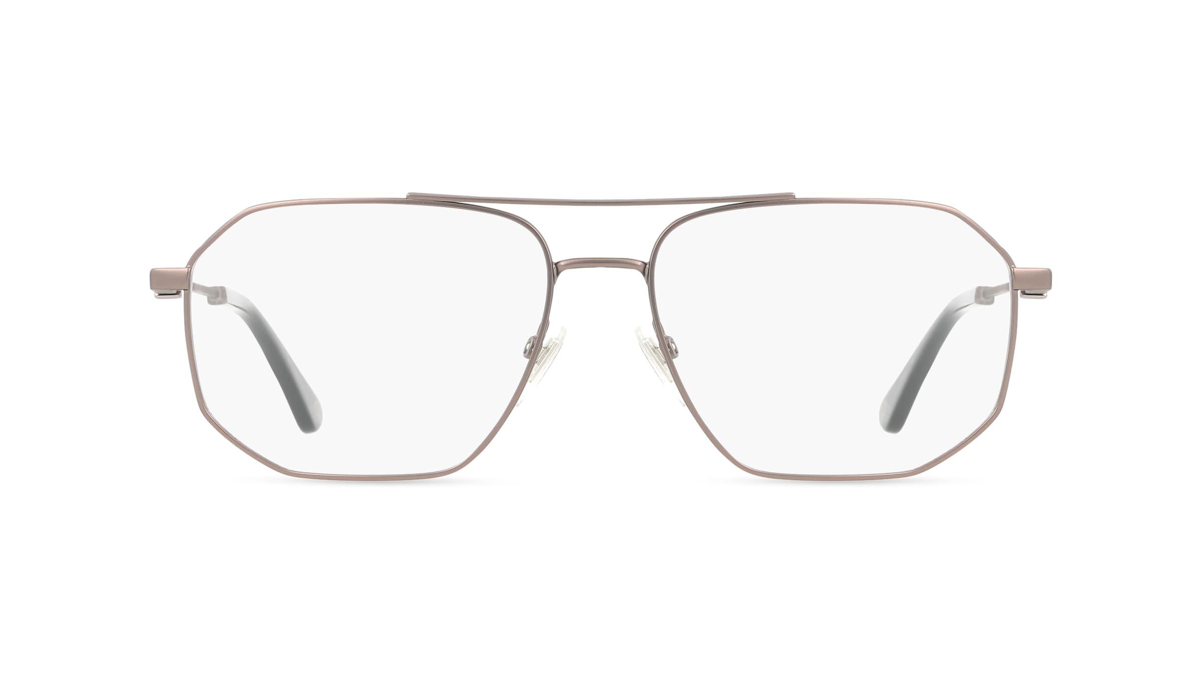 Police VPLN22 Herren-Brille inkl. Gläser Vollrand Eckig Edelstahl-Gestell 56mm/16mm/145mm, grau