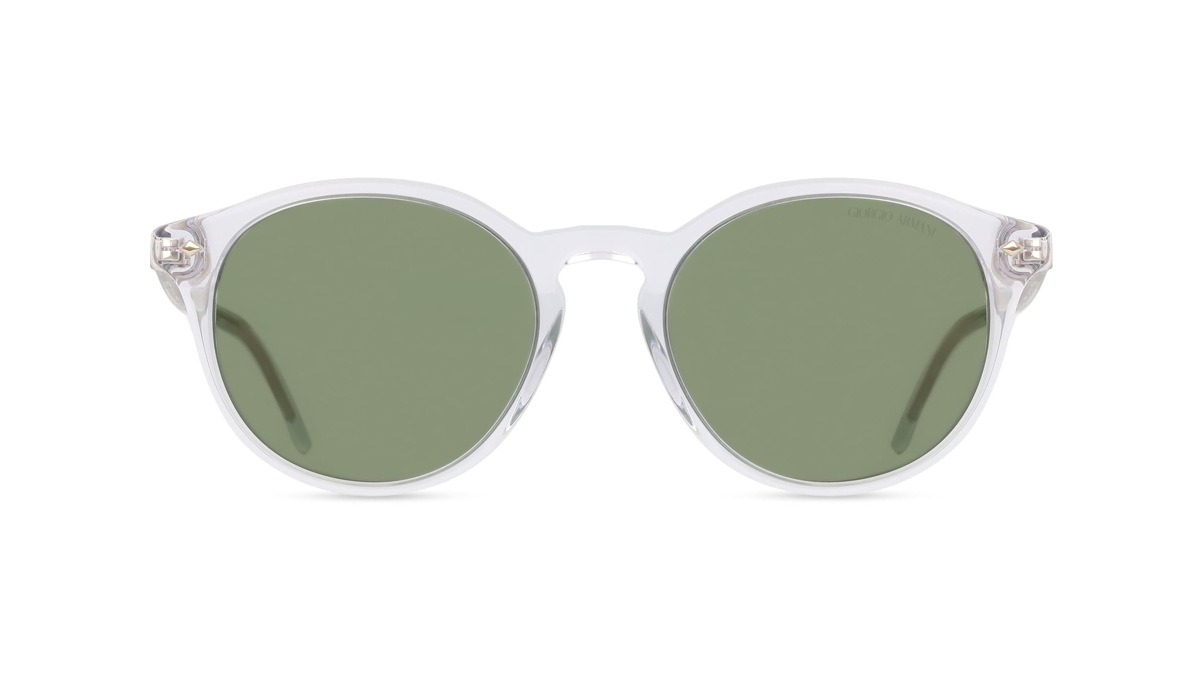 Giorgio Armani 0AR8211 Herren-Sonnenbrille Vollrand Panto Acetat-Gestell, Weiß