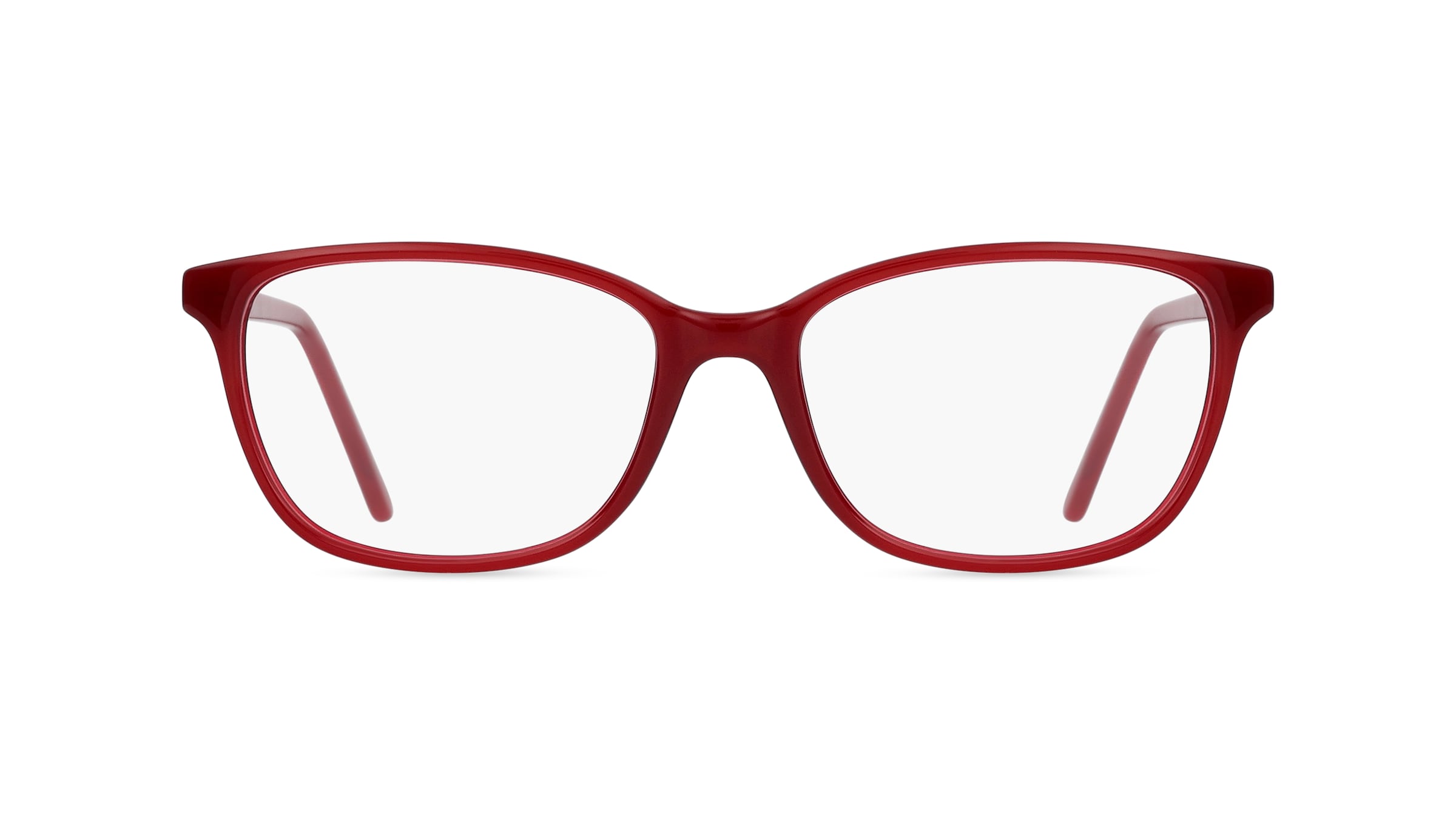 Fielmann JIL 027 CL VERA Damen-Brille inkl. Gläser Vollrand Butterfly Acetat-Gestell 53mm/16mm/140mm, rot