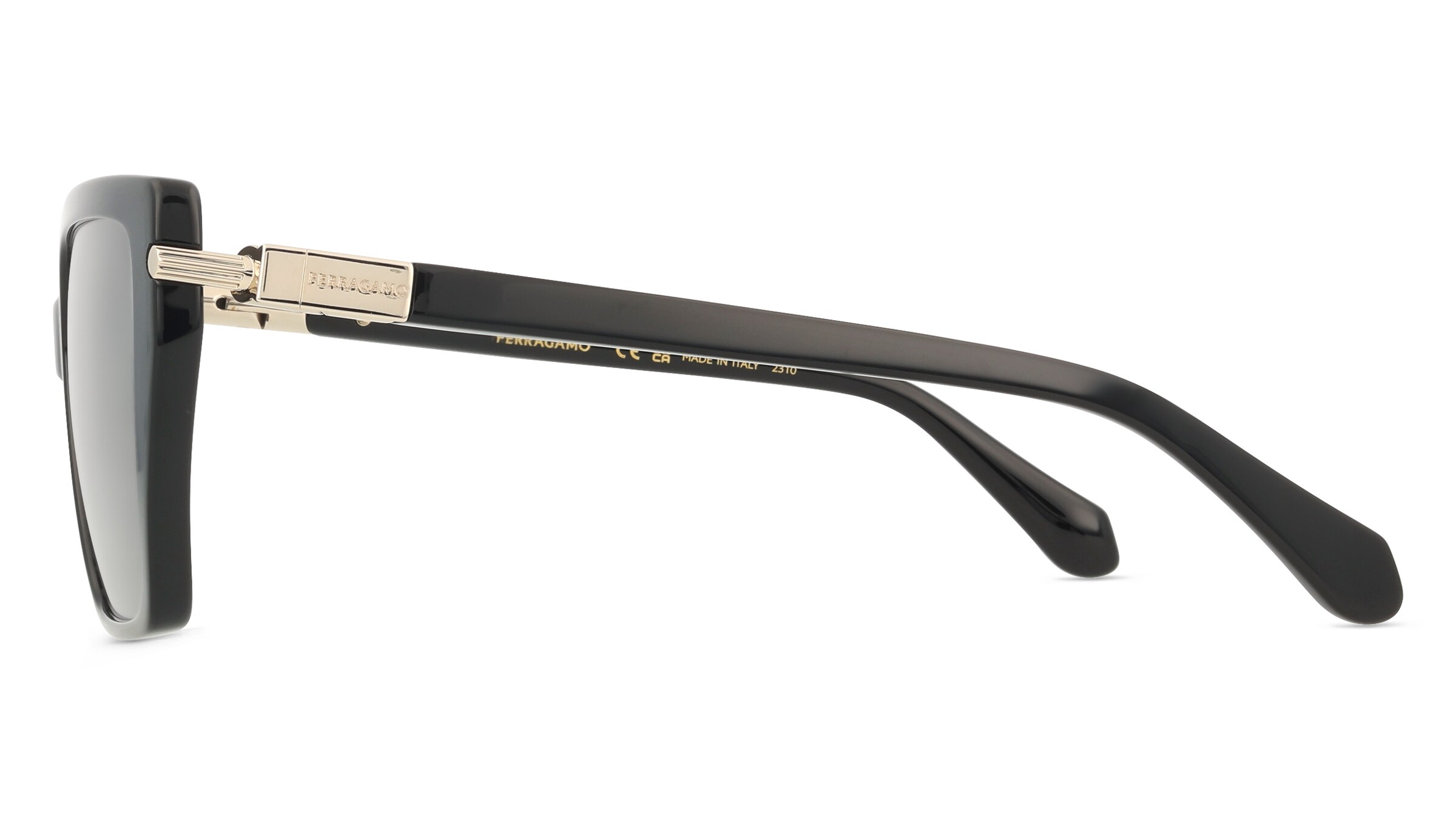 Thumbnail - Ferragamo SF1106S Damen-Sonnenbrille Vollrand Eckig Acetat-Gestell, schwarz