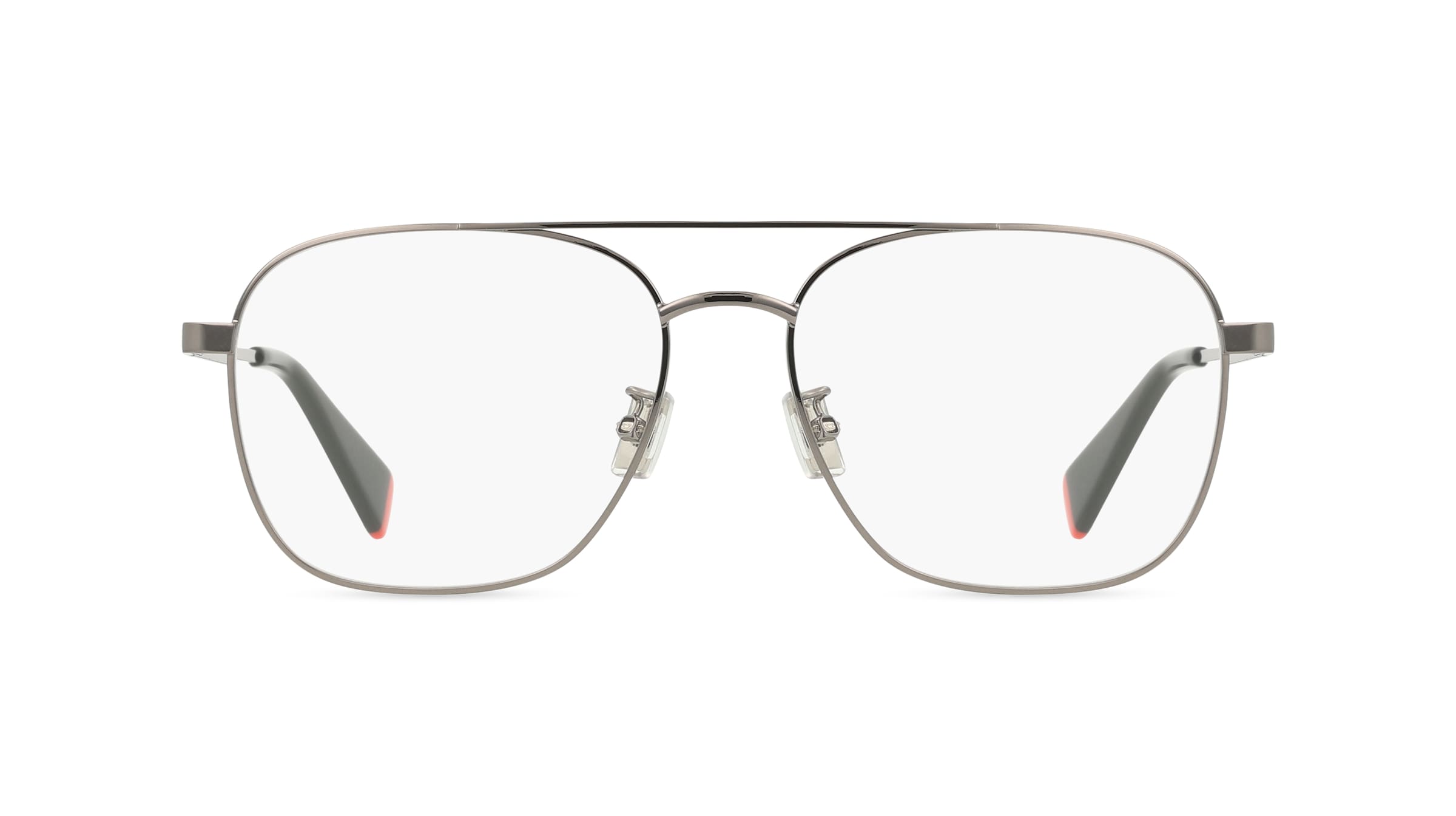 Kenzo KZ50204U Unisex-Brille inkl. Gläser Vollrand Eckig Metall-Gestell 56mm/15mm/140mm, silber