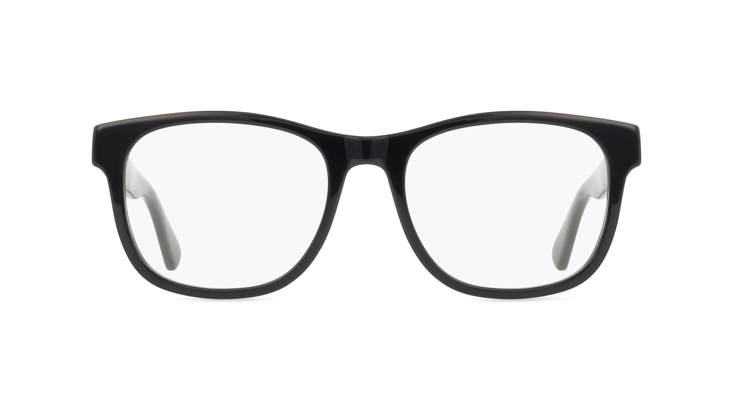 Gucci GG0004ON Unisex-Brille inkl. Gläser Vollrand Eckig Kunststoff-Gestell 53mm/19mm/145mm, schwarz