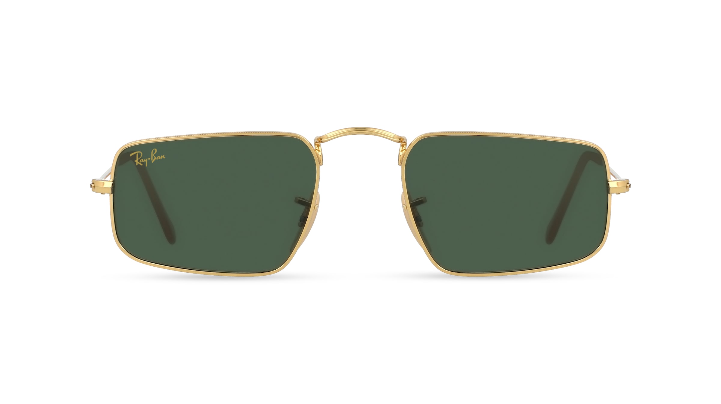 Ray-Ban RB 3957 JULIE Unisex-Sonnenbrille Vollrand Eckig Metall-Gestell, gold