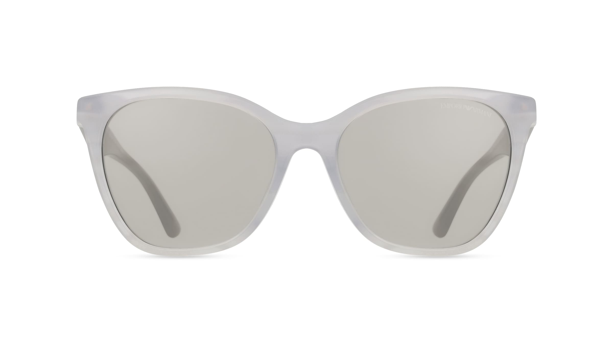 Emporio Armani 0EA4222U Damen-Sonnenbrille Vollrand Butterfly Acetat-Gestell, grau