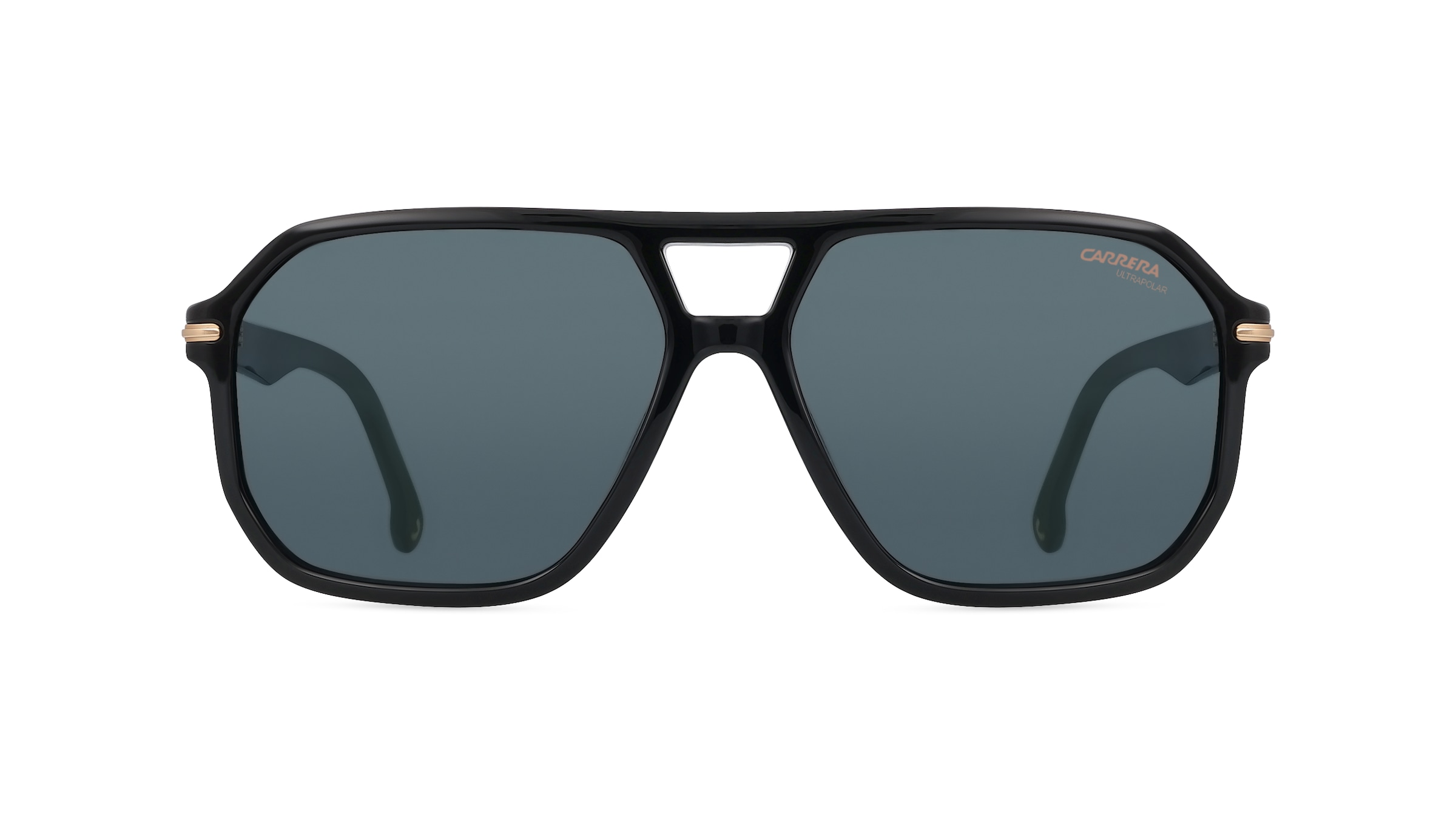 Carrera 302/S Herren-Sonnenbrille Vollrand Pilot Kunststoff-Gestell, schwarz