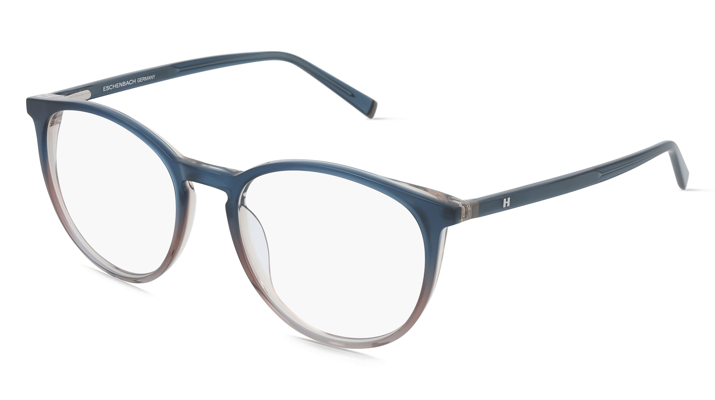 HUMPHREY´S eyewear 583187 Unisex-Brille inkl. Gläser Vollrand Quadratisch Kunststoff-Gestell 52/18/140, Blau