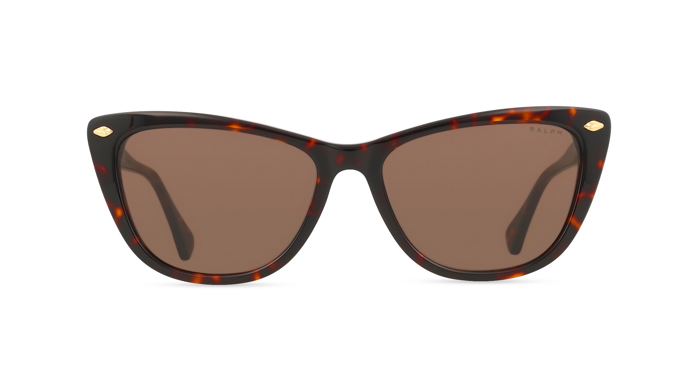 Ralph 0RA5346U Damen-Sonnenbrille Vollrand Cat Eye Acetat-Gestell, braun