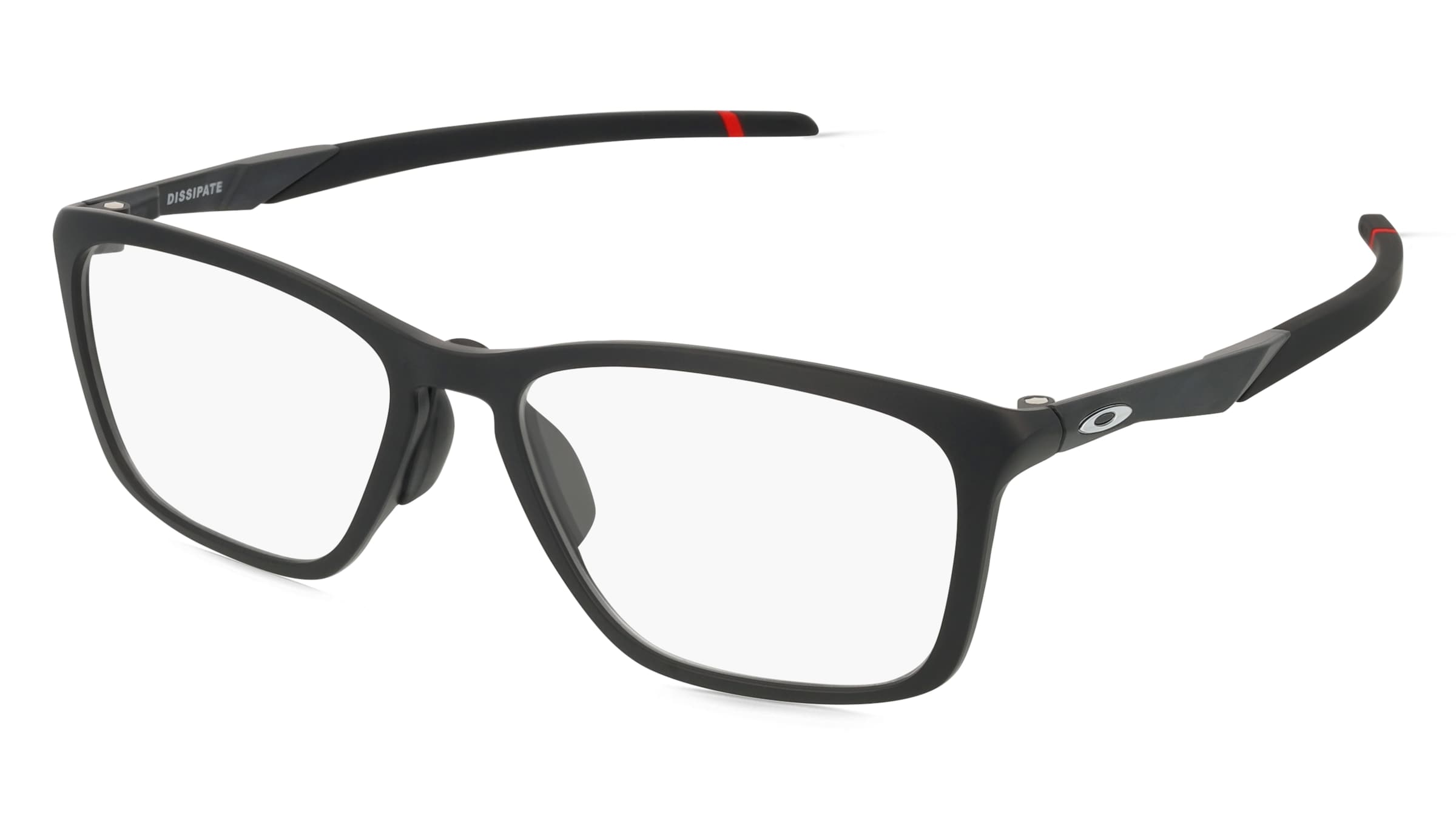 Oakley OX8062D Herren-Brille inkl. Gläser Vollrand Eckig Kunststoff-Gestell 57mm/17mm/143mm, schwarz