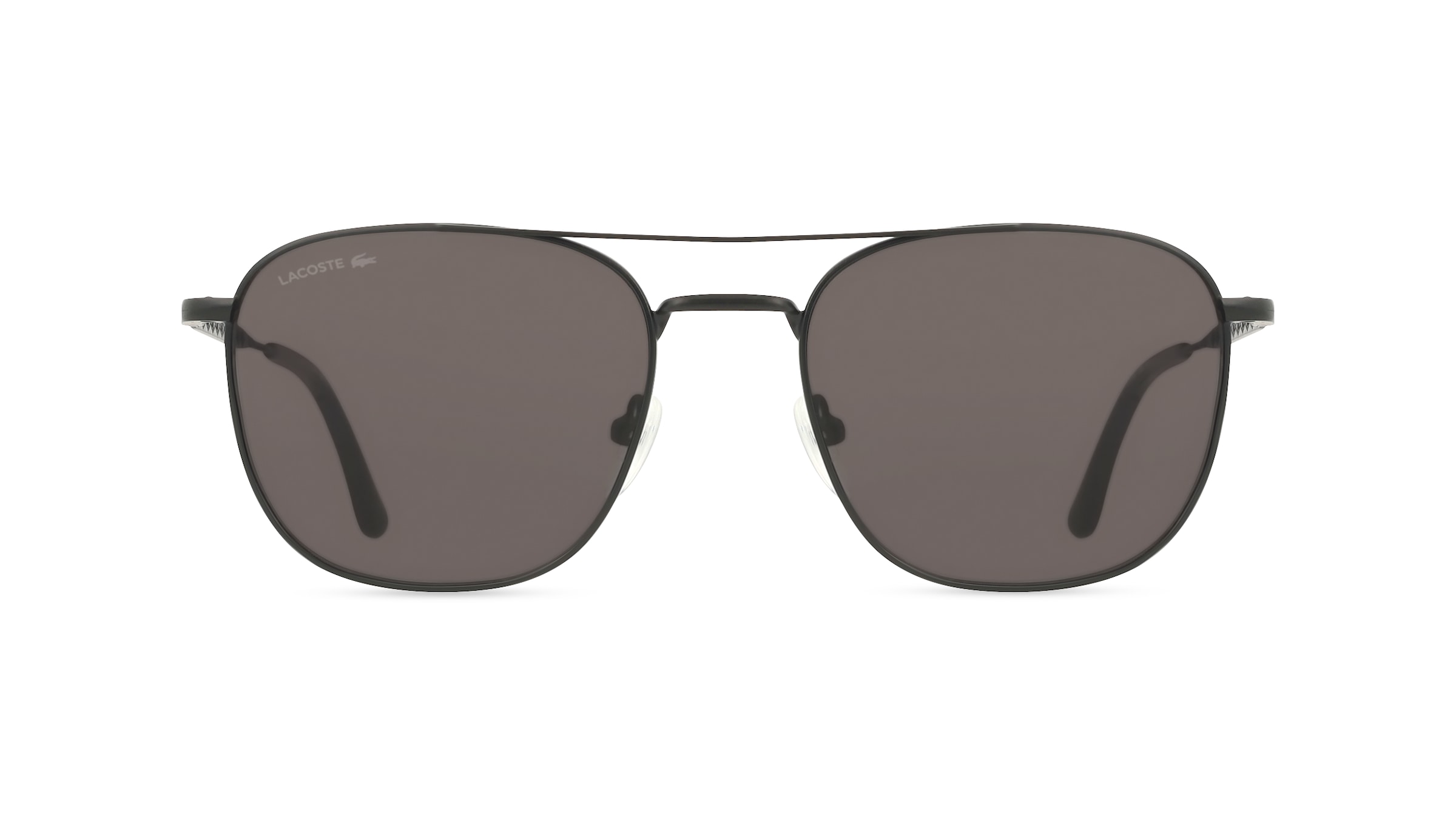 Lacoste L269S Unisex-Sonnenbrille Vollrand Rectangular Metall-Gestell, schwarz