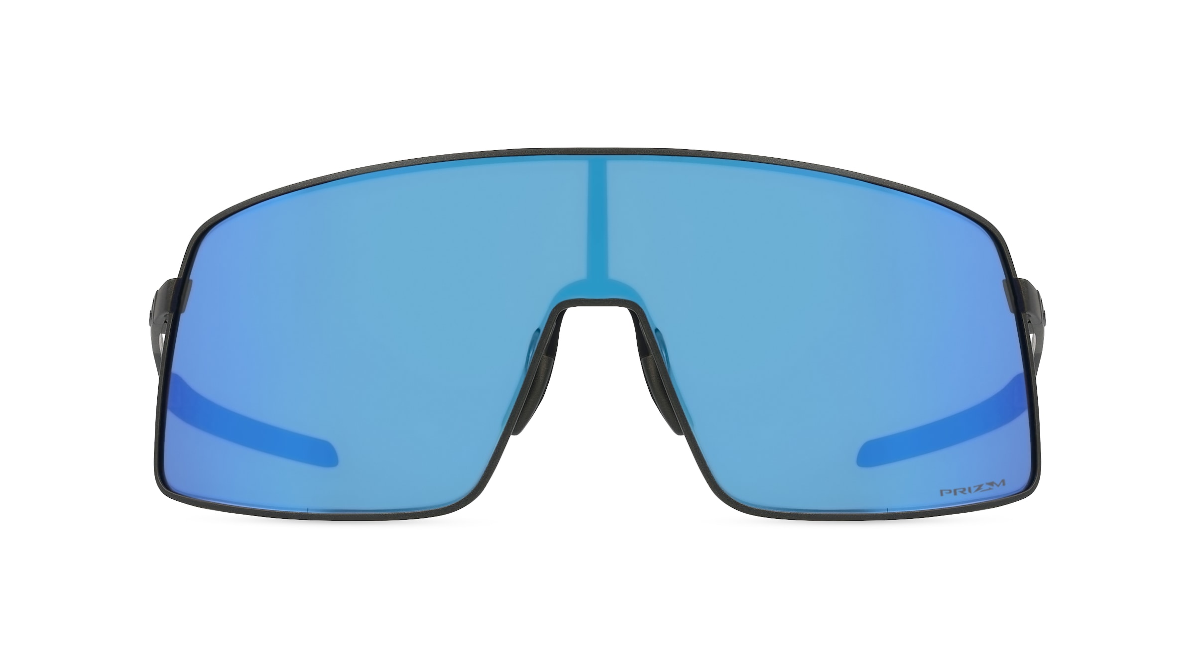 Oakley OO6013 Herren-Sonnenbrille Vollrand Monoscheibe Titan-Gestell, Grau