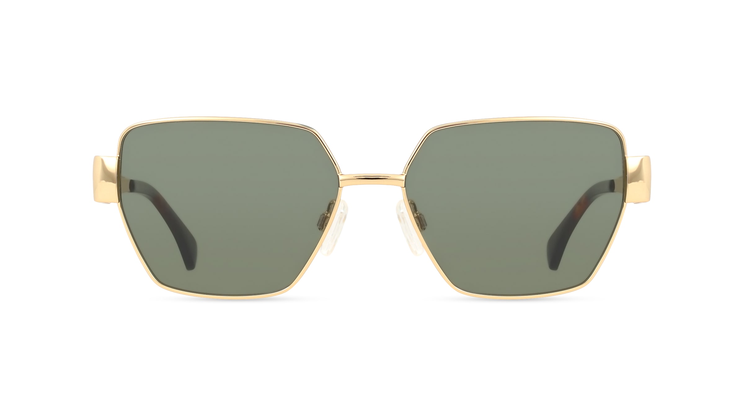 Fielmann BD 591 SUN FA VEGA Damen-Sonnenbrille Vollrand Mehreckig Edelstahl-Gestell, Gold