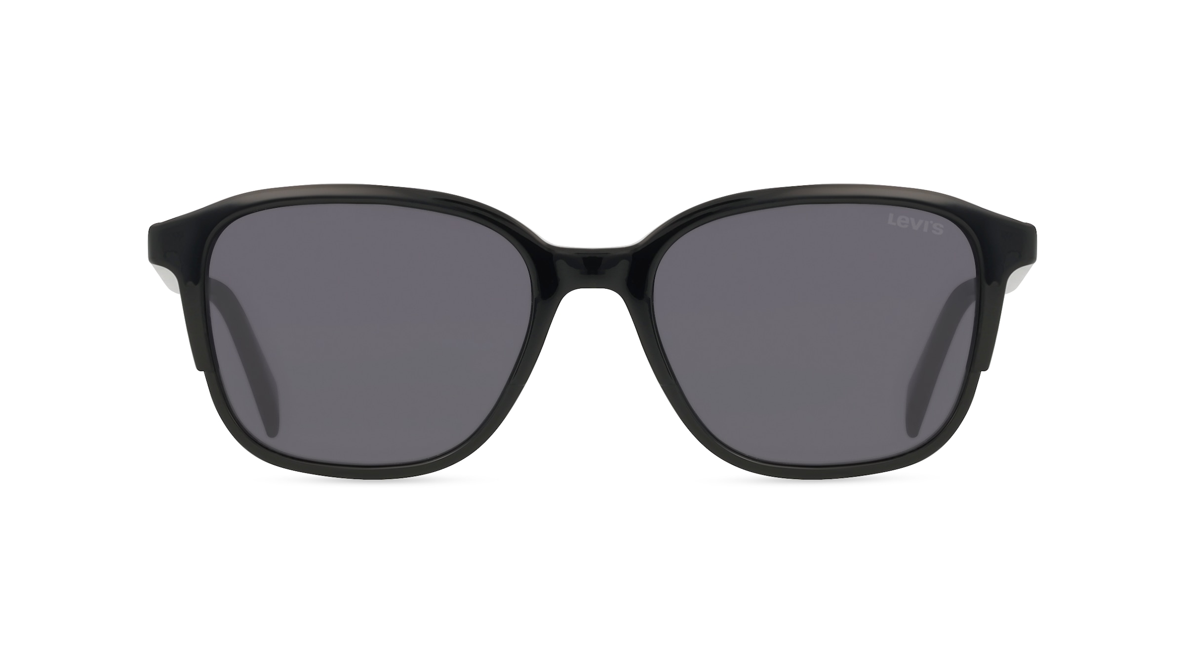 Levi's LV 5030/S Unisex-Sonnenbrille Vollrand Eckig Kunststoff-Gestell, schwarz