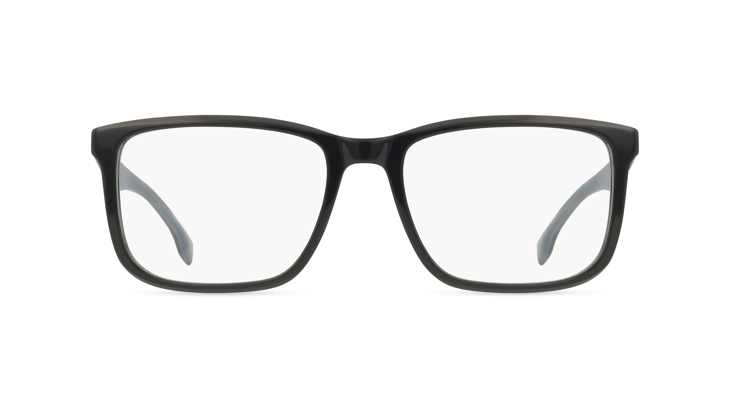 BOSS 1827G Herren-Brille inkl. Gläser Vollrand Eckig Acetat-Gestell 55/18/150, schwarz