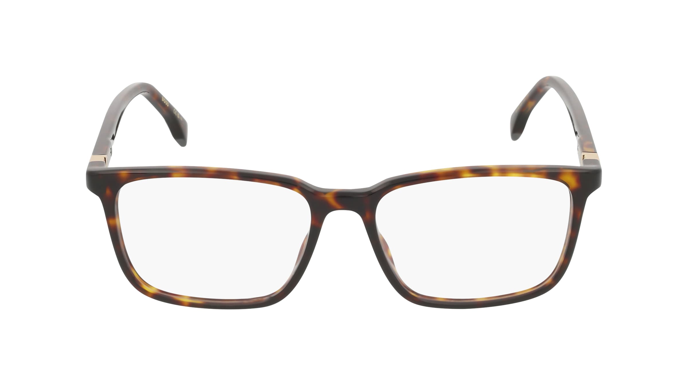 Boss 1436 Herren-Brille inkl. Gläser Vollrand Eckig Acetat-Gestell 55mm/16mm/145mm, braun