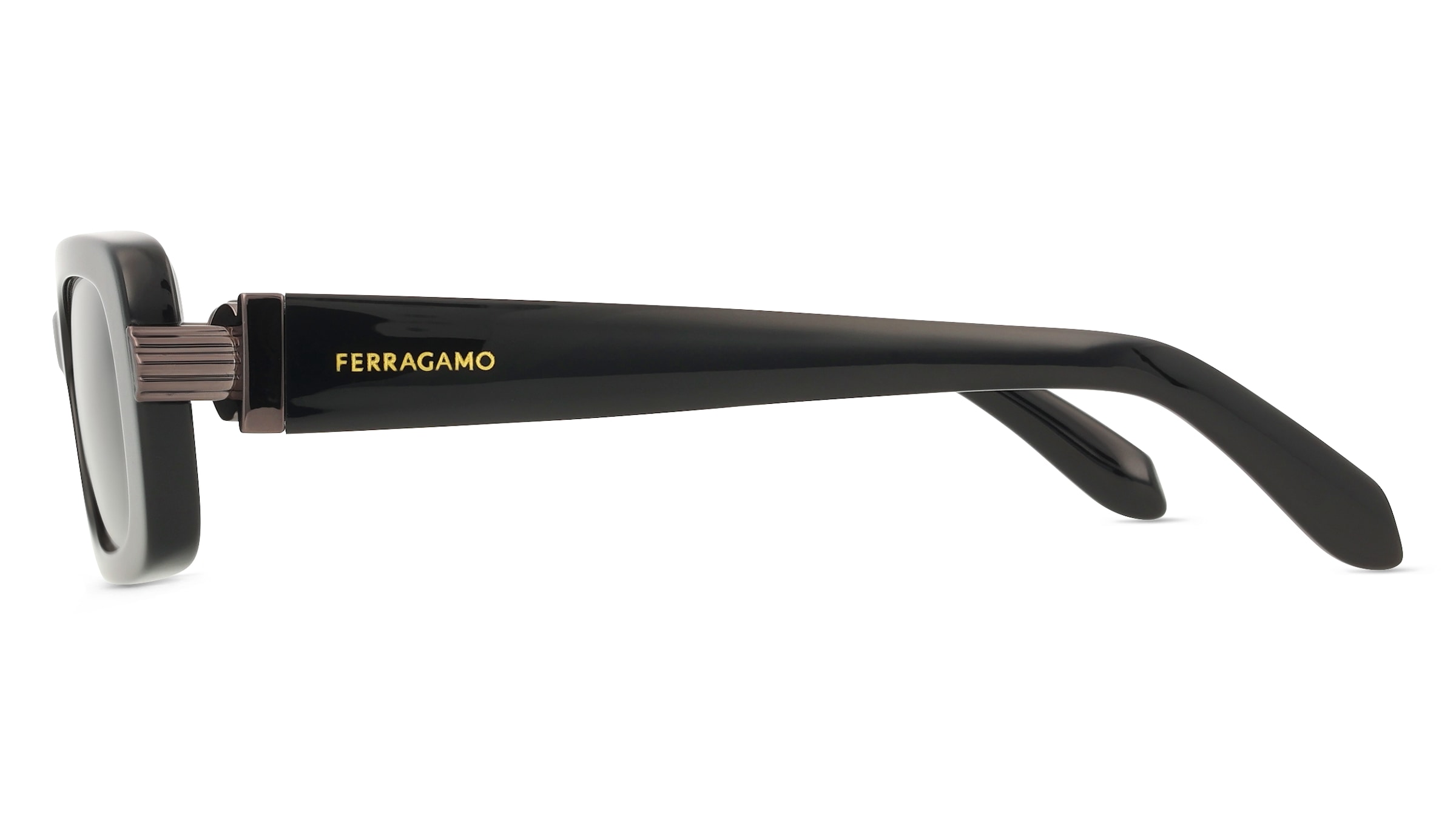 Thumbnail - Ferragamo SF1105S Damen-Sonnenbrille Vollrand Schmal Acetat-Gestell, schwarz