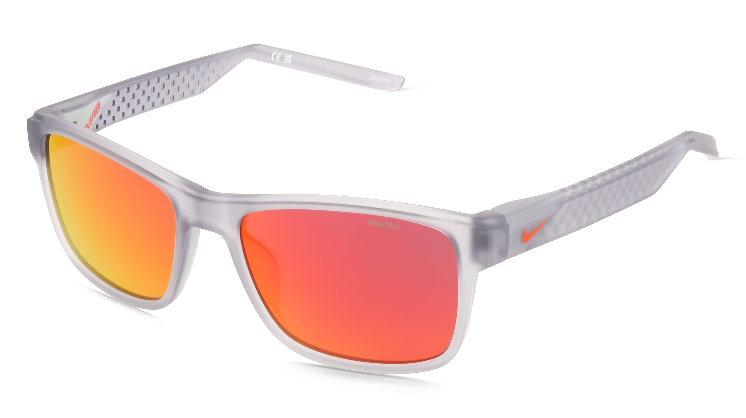Nike NKIU4699XN LIVEFREE CLASSIC N Herren-Sonnenbrille Vollrand Eckig Kunststoff-Gestell, Grau
