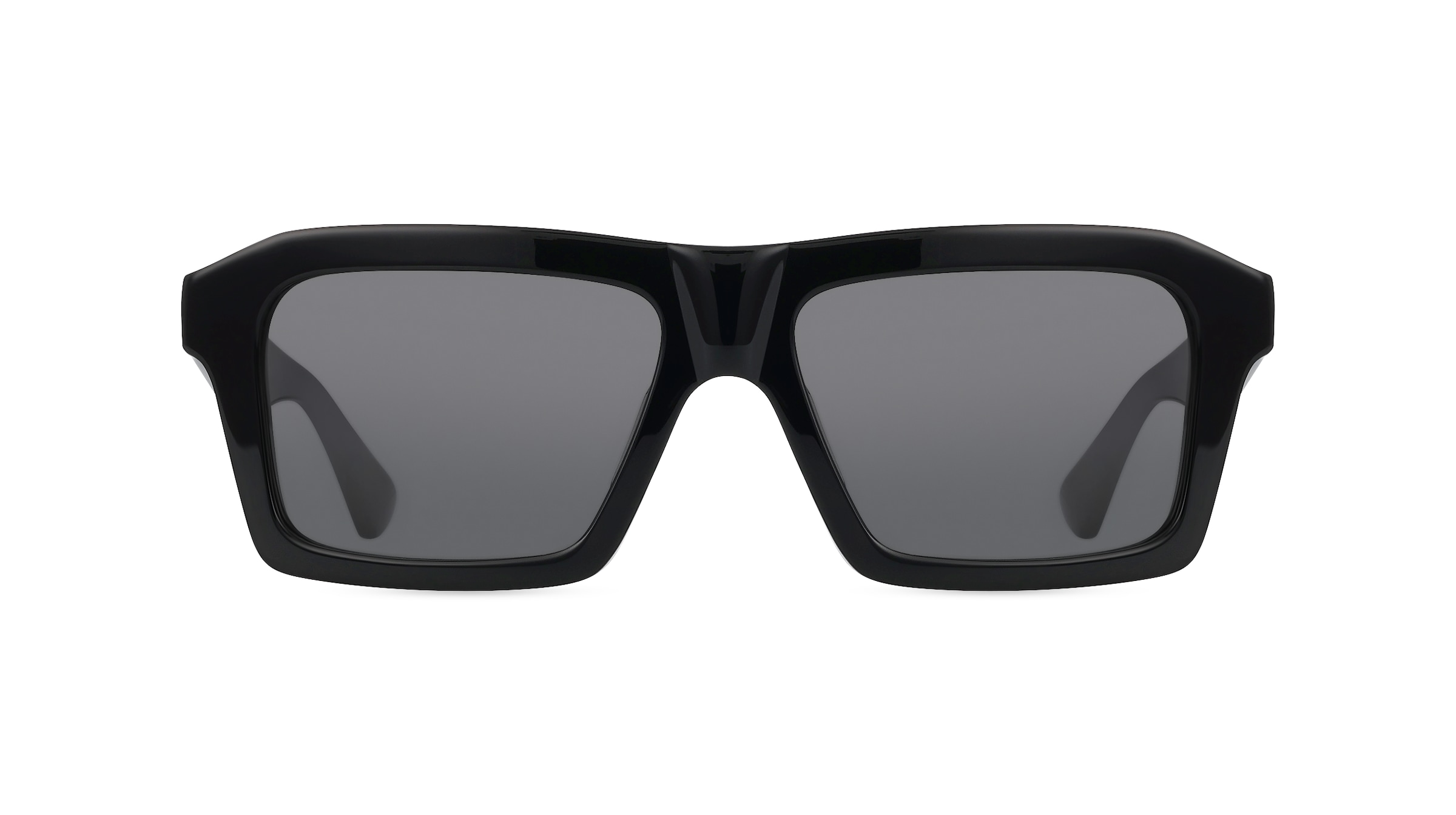 Bottega Veneta BV1213S Herren-Sonnenbrille Vollrand Eckig Recycelt-Gestell, schwarz