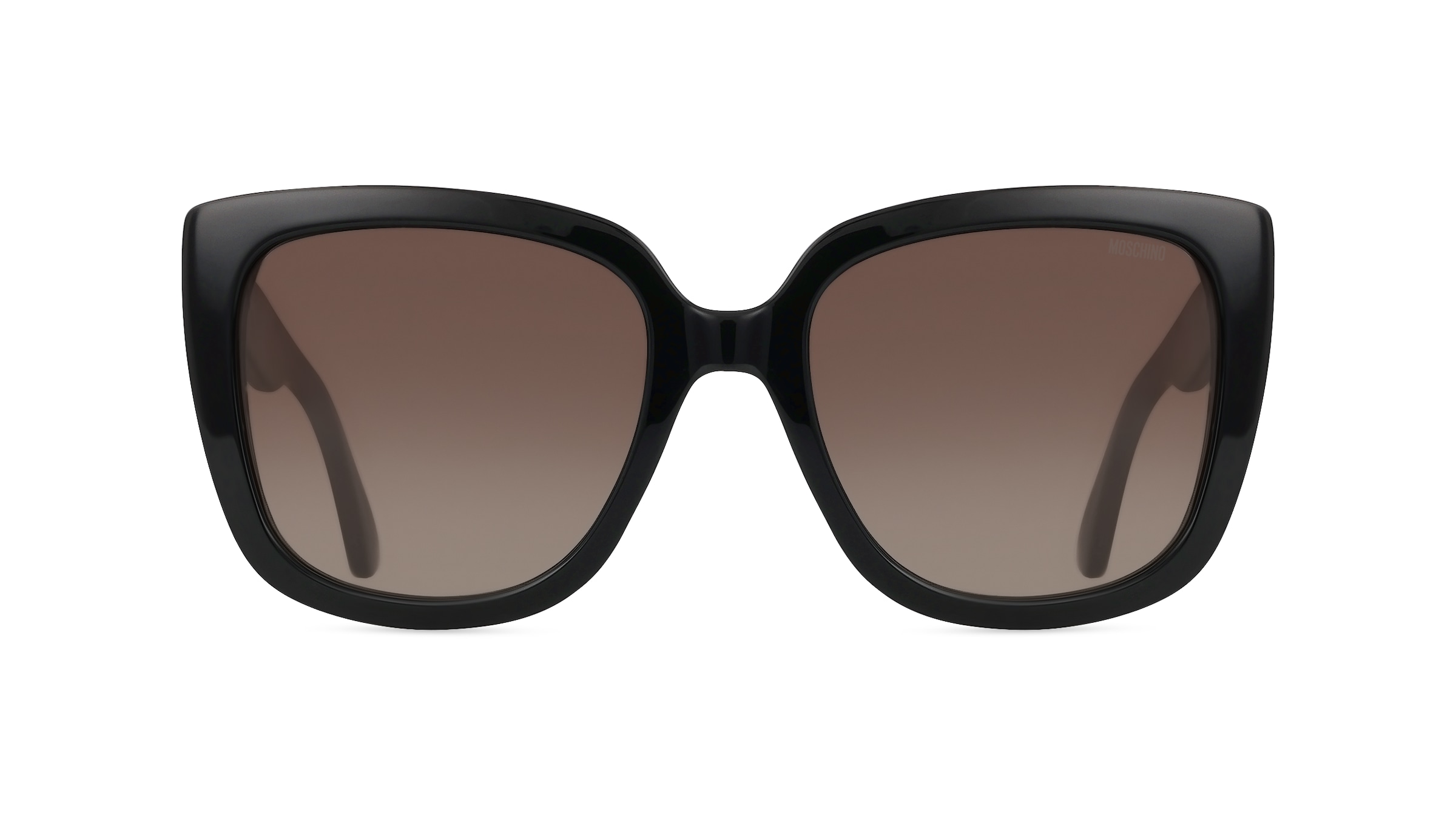 Moschino 146/S Damen-Sonnenbrille Vollrand Butterfly Acetat-Gestell, schwarz