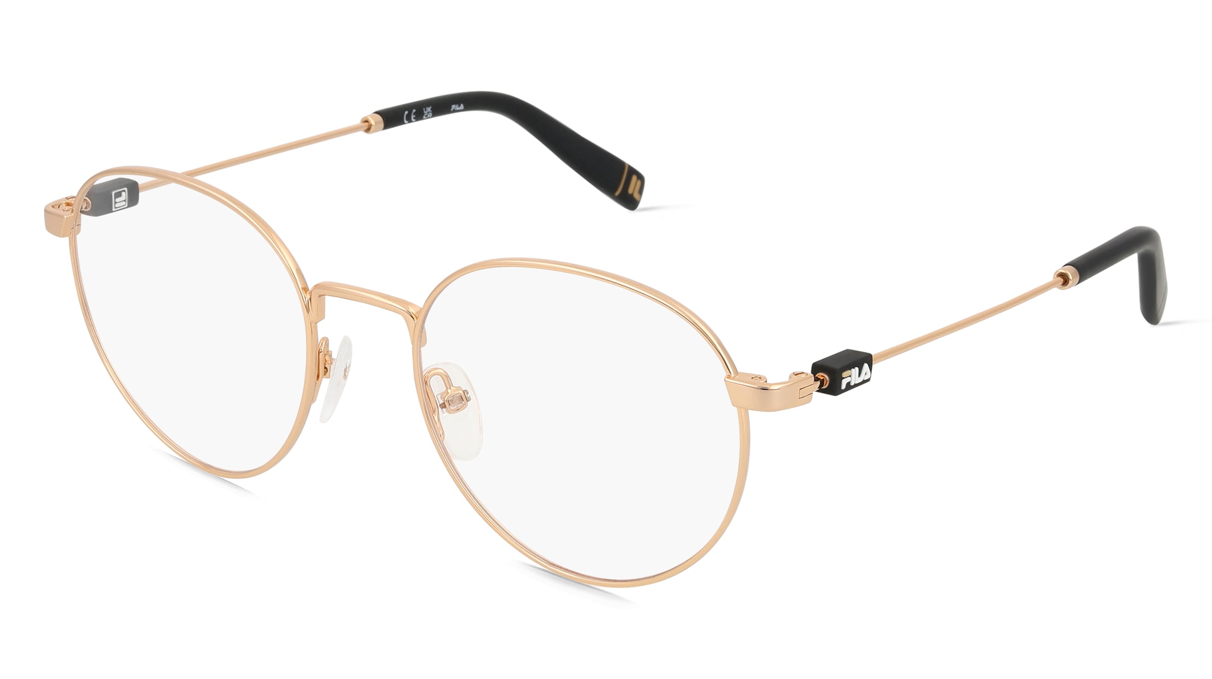 Fila FIAVFI450 Unisex-Brille inkl. Gläser Vollrand Panto Metall-Gestell 51/19/145, Pink