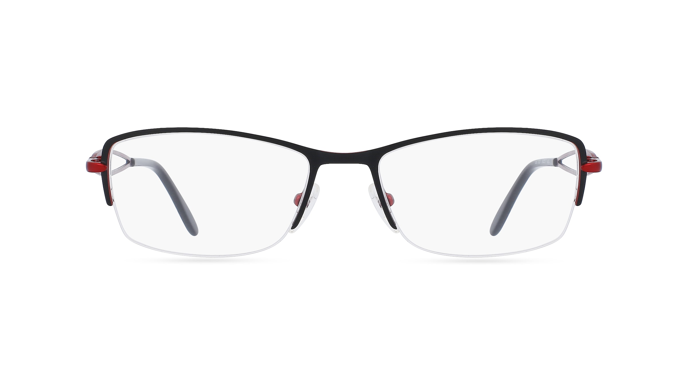 Fielmann OPH 9794 FLEX CL Damen-Brille inkl. Gläser Nylor Eckig Edelstahl-Gestell 52mm/17mm/135mm, schwarz