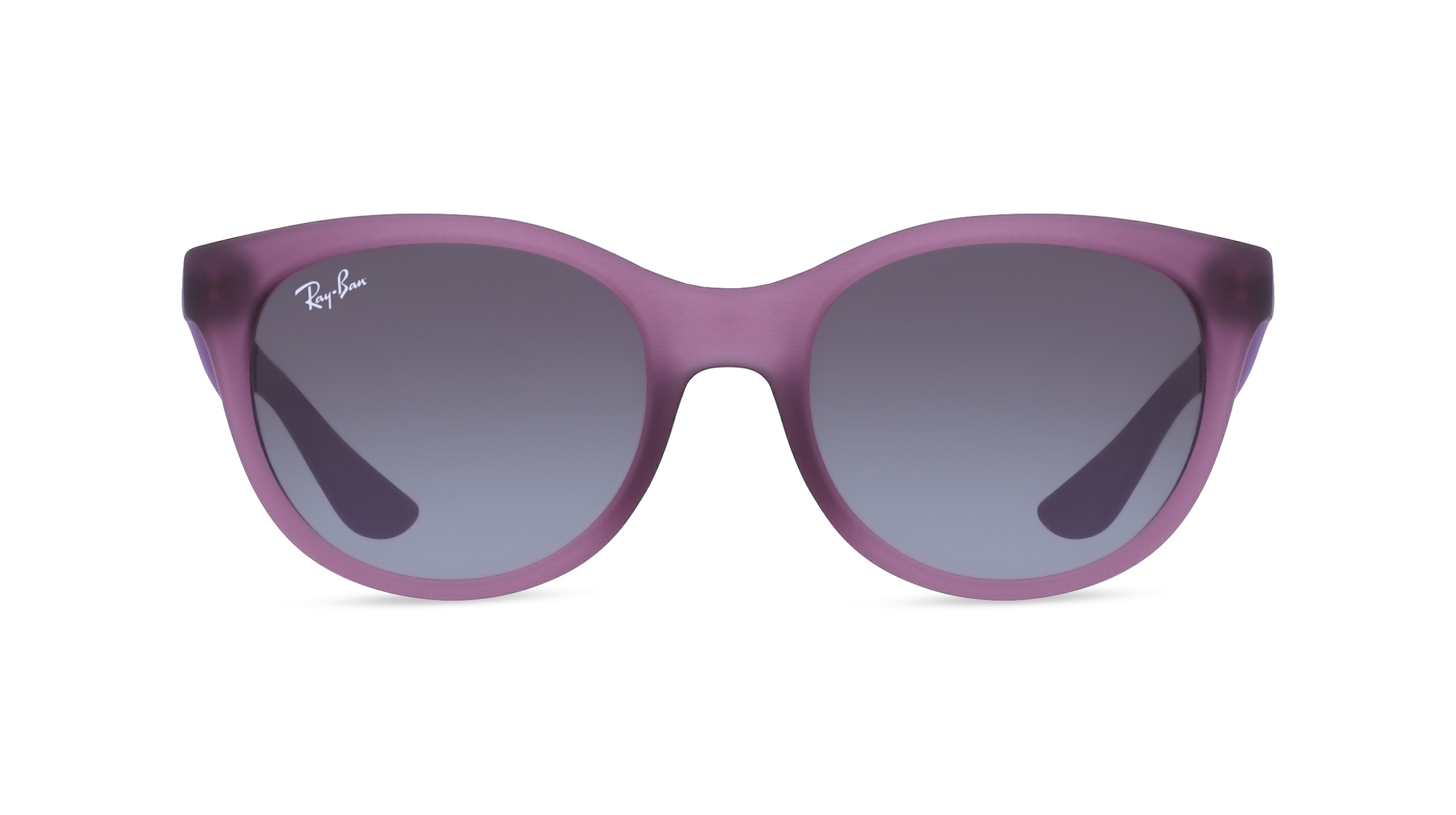 Ray-Ban Junior RJ 9068S Jugend-Sonnenbrille Vollrand Oval Kunststoff-Gestell, pink